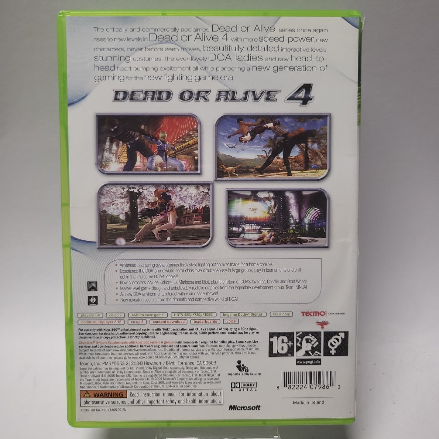 Dead or Alive 4 (No Book) Xbox 360