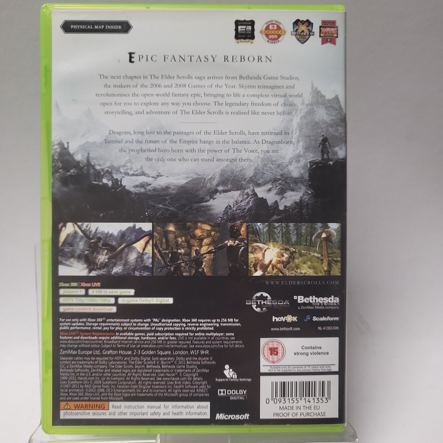 The Elder Scrolls V Skyrim Xbox 360