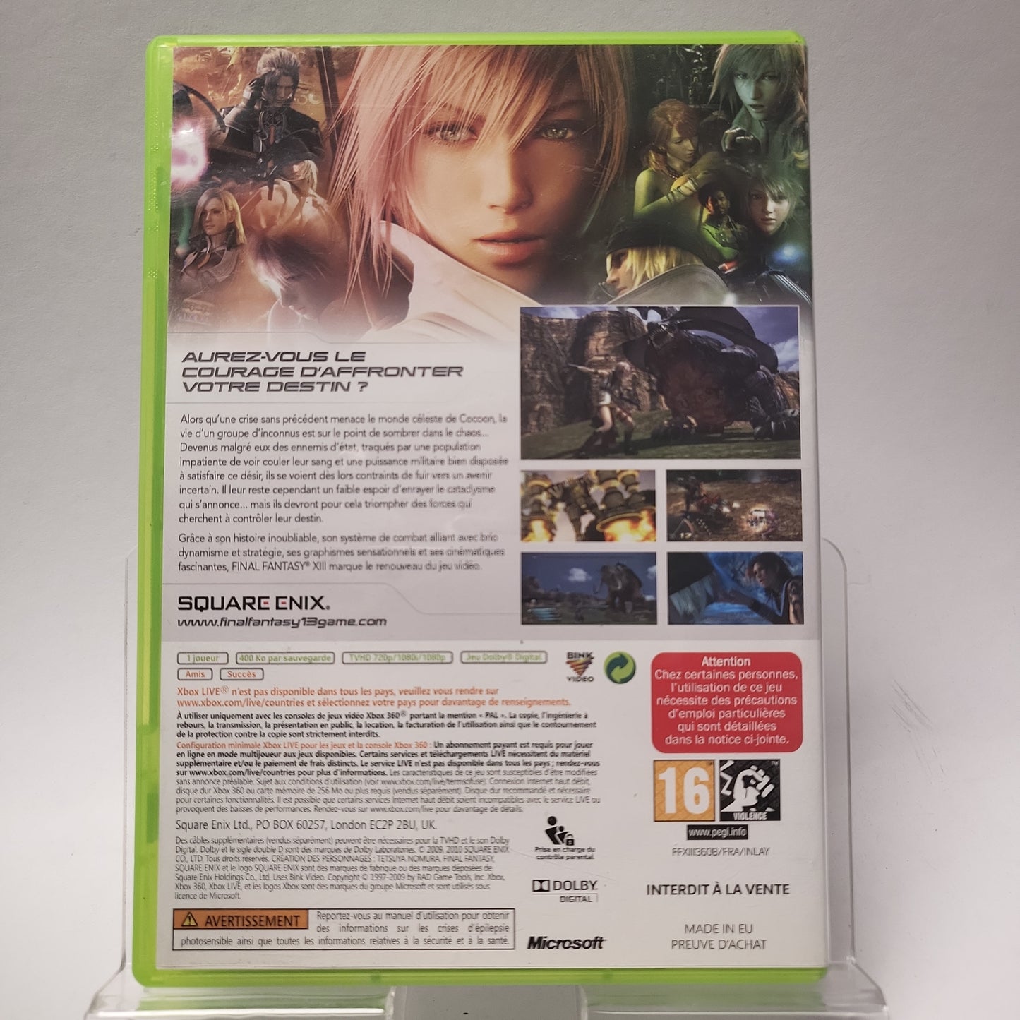 Final Fantasy XIII Xbox 360