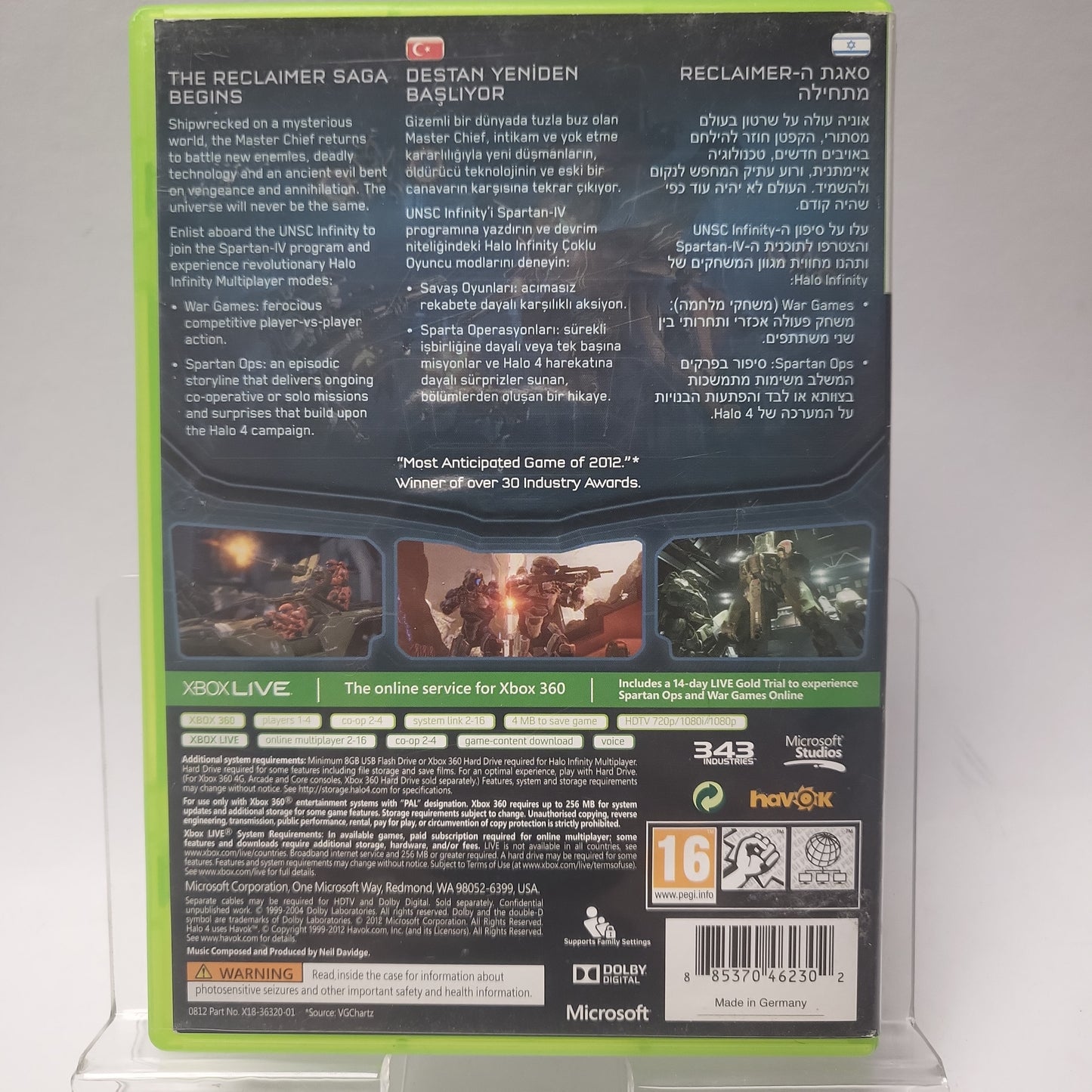 Halo 4 (No Book) Xbox 360