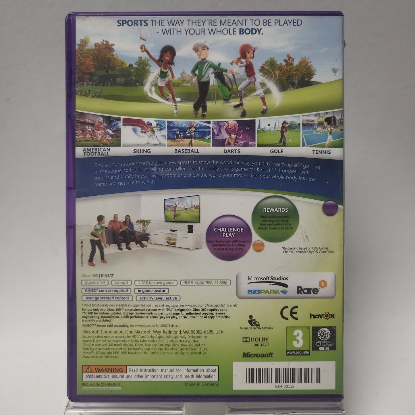 Kinect Sports Seizoen 2 Bundle Copy Xbox 360