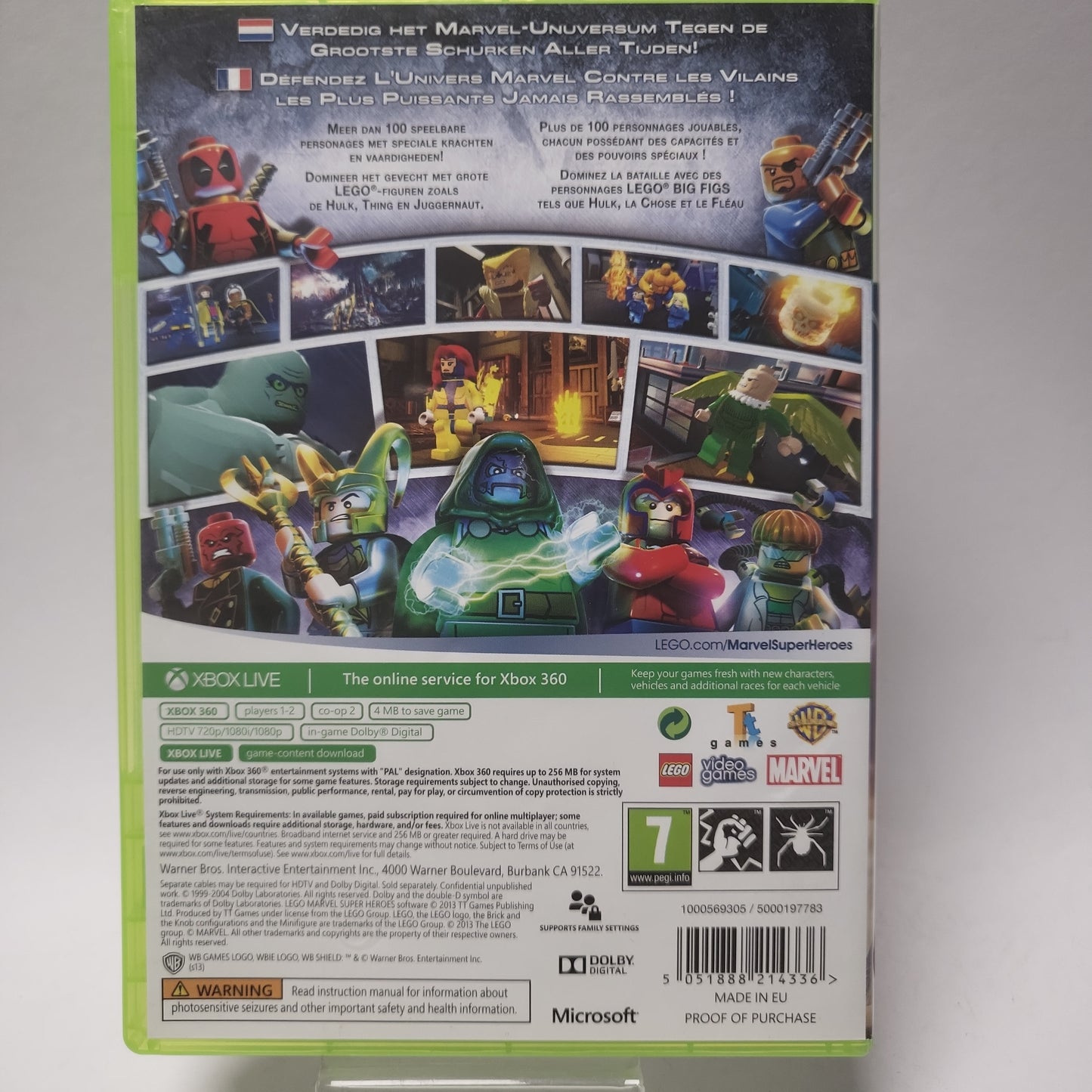 LEGO Marvel Super Heroes (No Book) Xbox 360