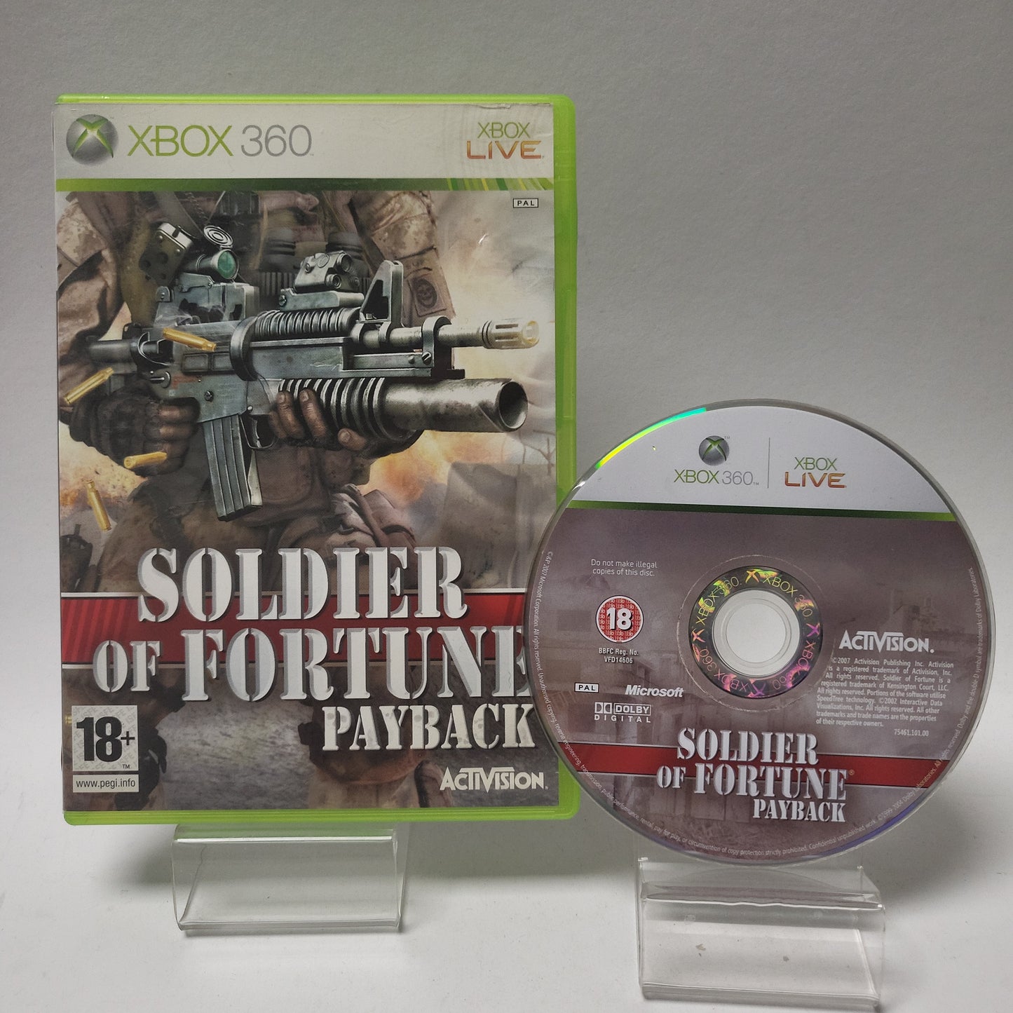 Soldier of Fortune Payback (No Book) Xbox 360