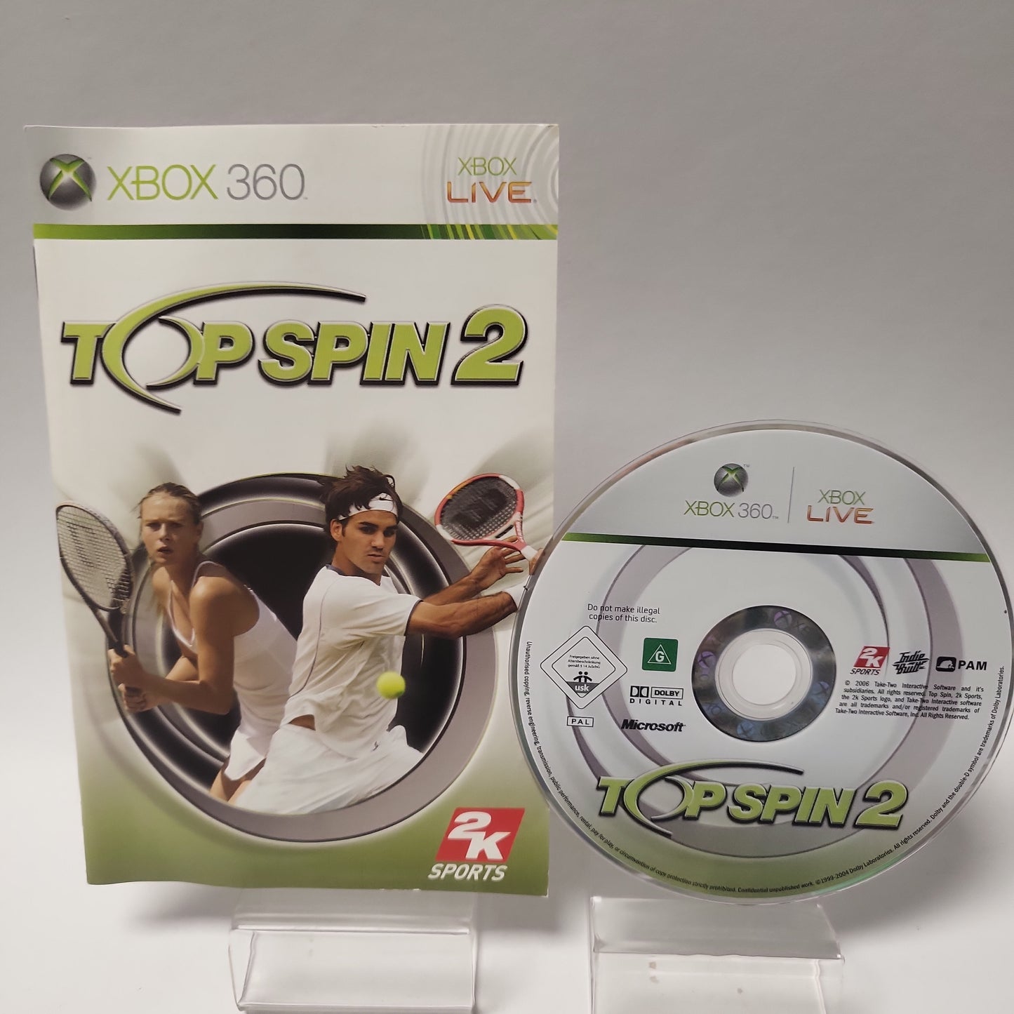 TopSpin 2 Xbox 360- Live