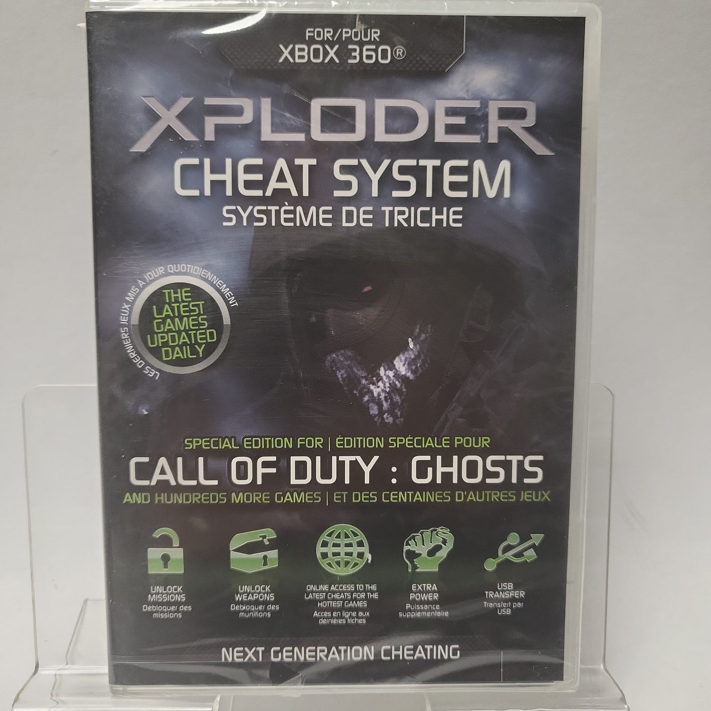 Xploder Cheat System Call of Duty Ghosts versiegelte Xbox 360