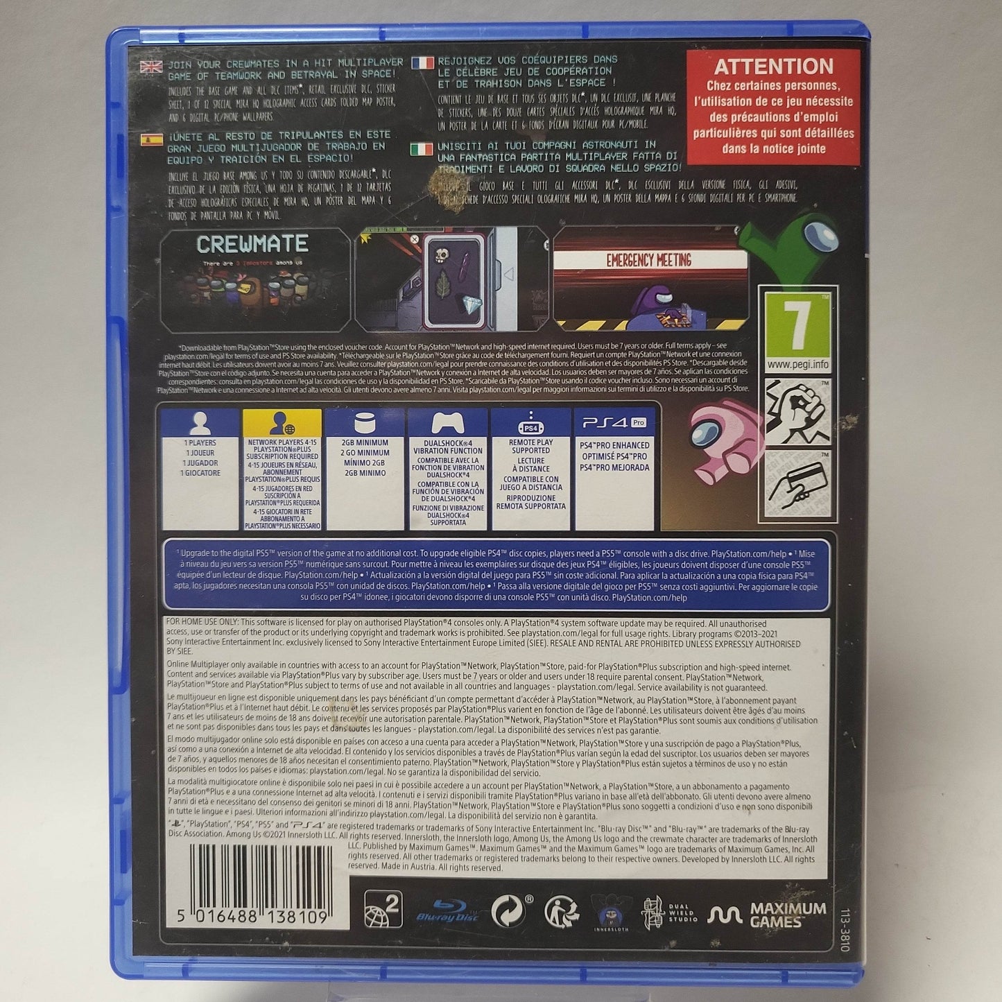 Among Us Crewmate Edition Playstation 4 - Feniks Gameshop