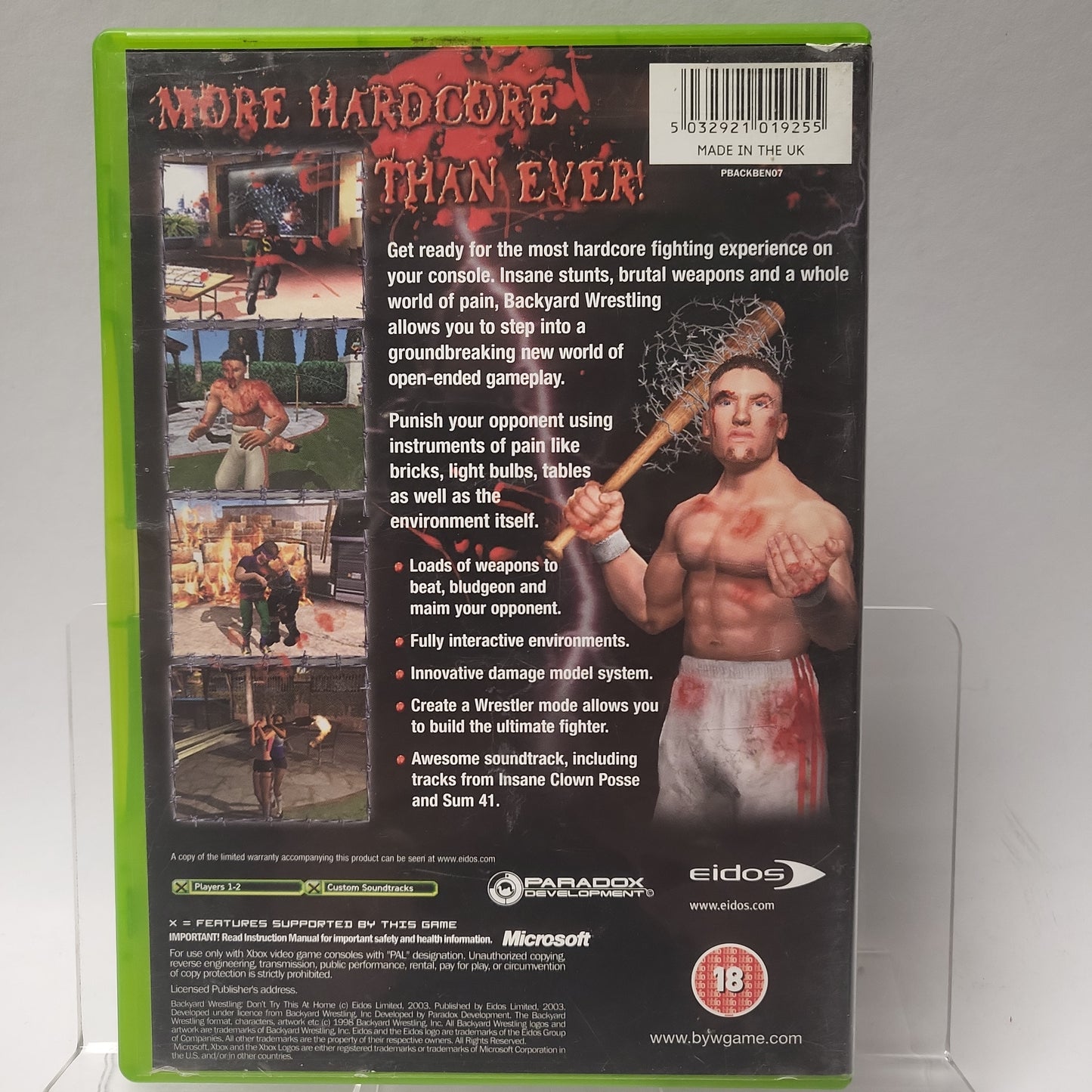 Backyard Wrestling Xbox Original