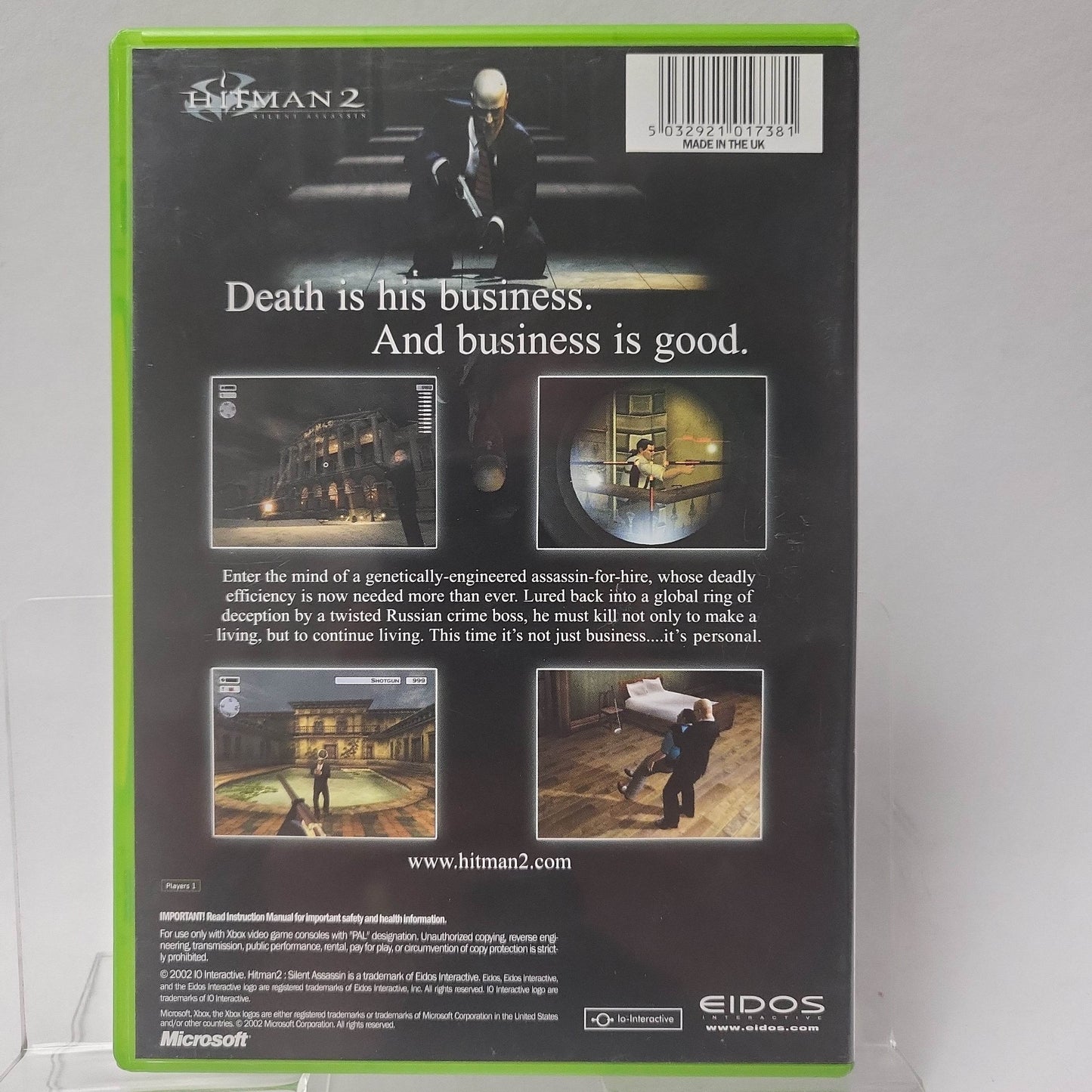 Hitman 2 Silent Assassin Xbox Original - Feniks Gameshop