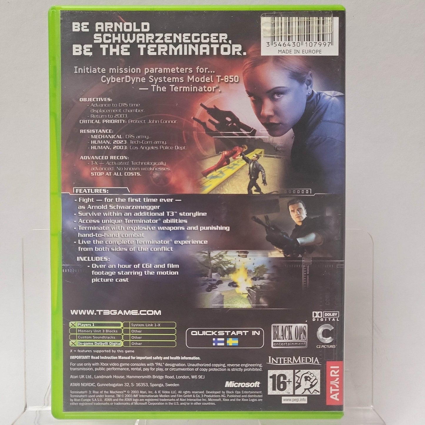 Terminator 3 Rise of the Machines Xbox Original - Feniks Gameshop