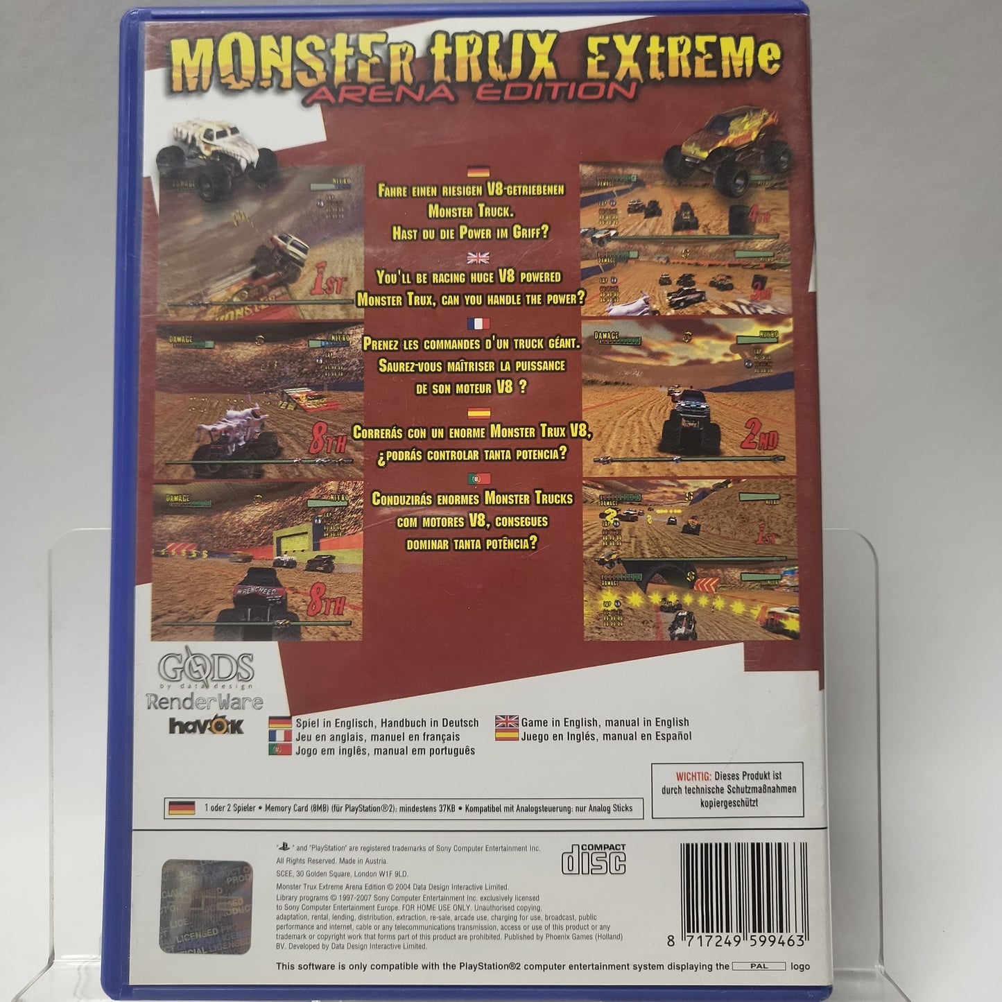 Monster Trux Extreme Arena Edition Playstation 2