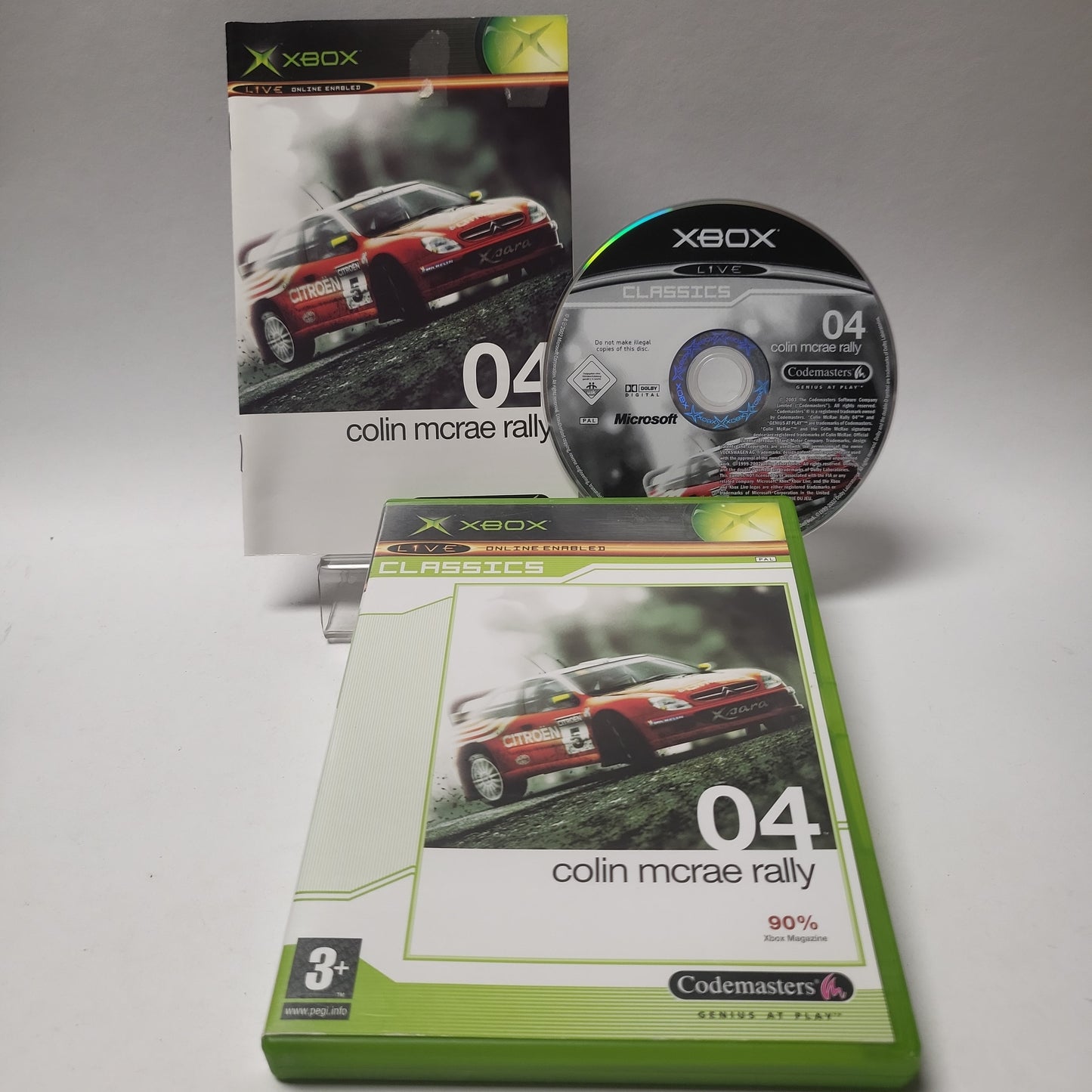 Colin Mcrae Rally 4 Classics Xbox Original