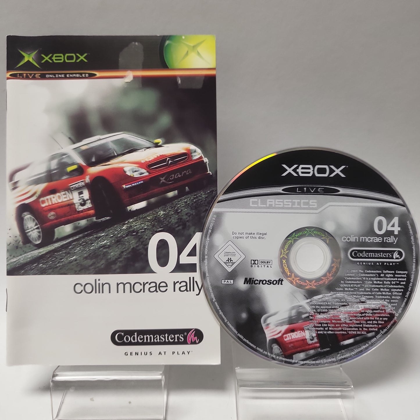 Colin Mcrae Rally 4 Classics Xbox Original