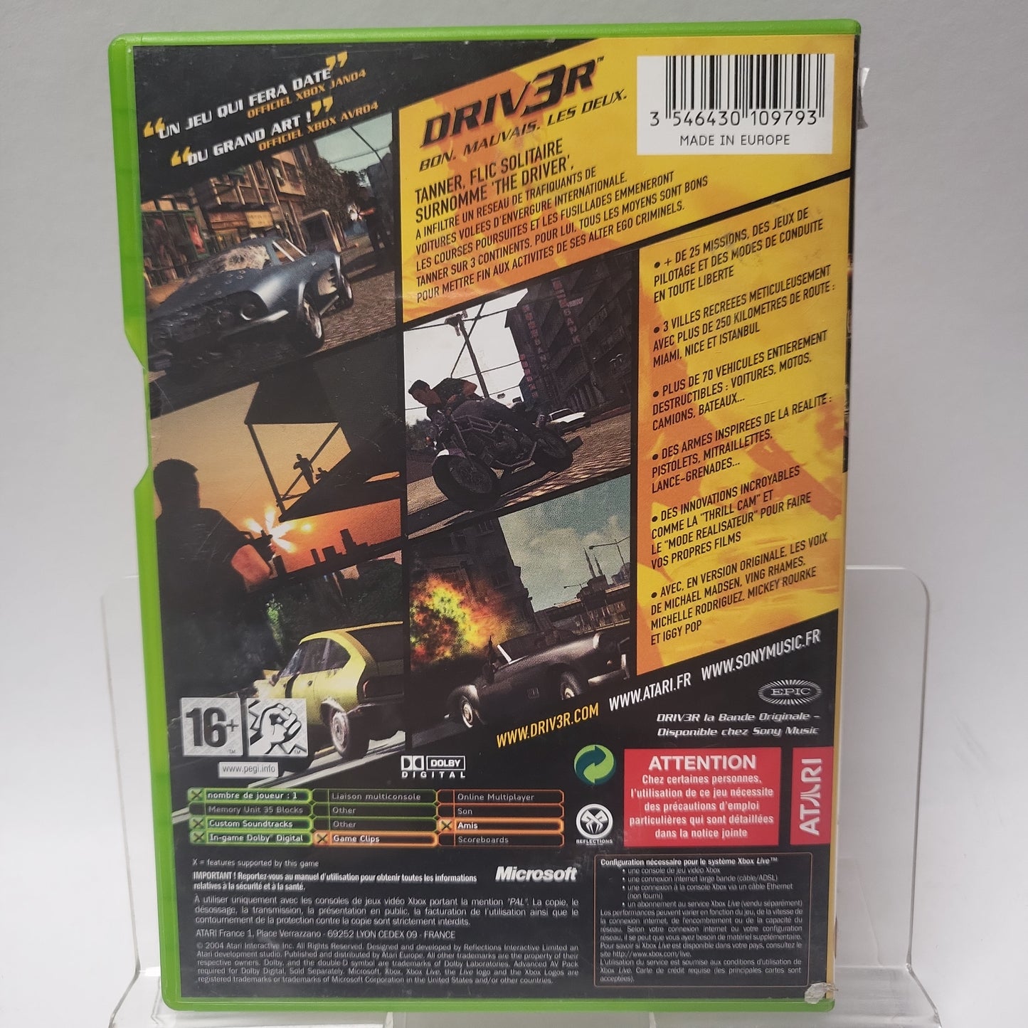 Driver 3 Xbox Original