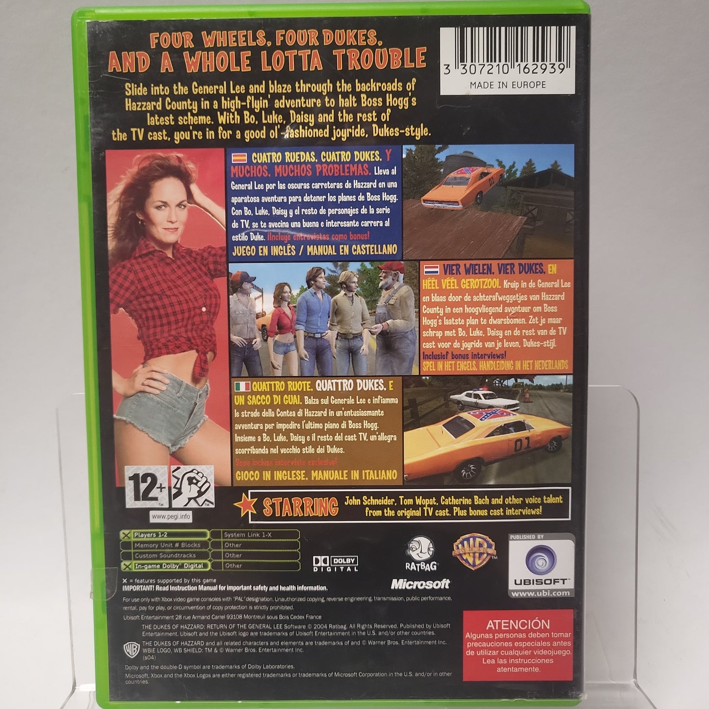 Dukes of Hazzard Return of the General Lee Xbox Original