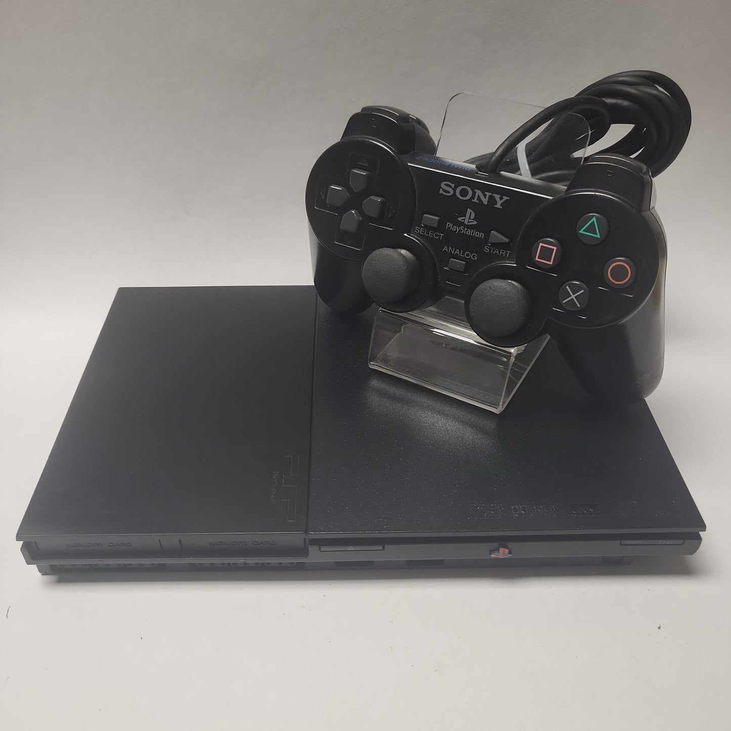 Zwarte Slim Playstation 2 (SCPH-90004) + Sony Controller