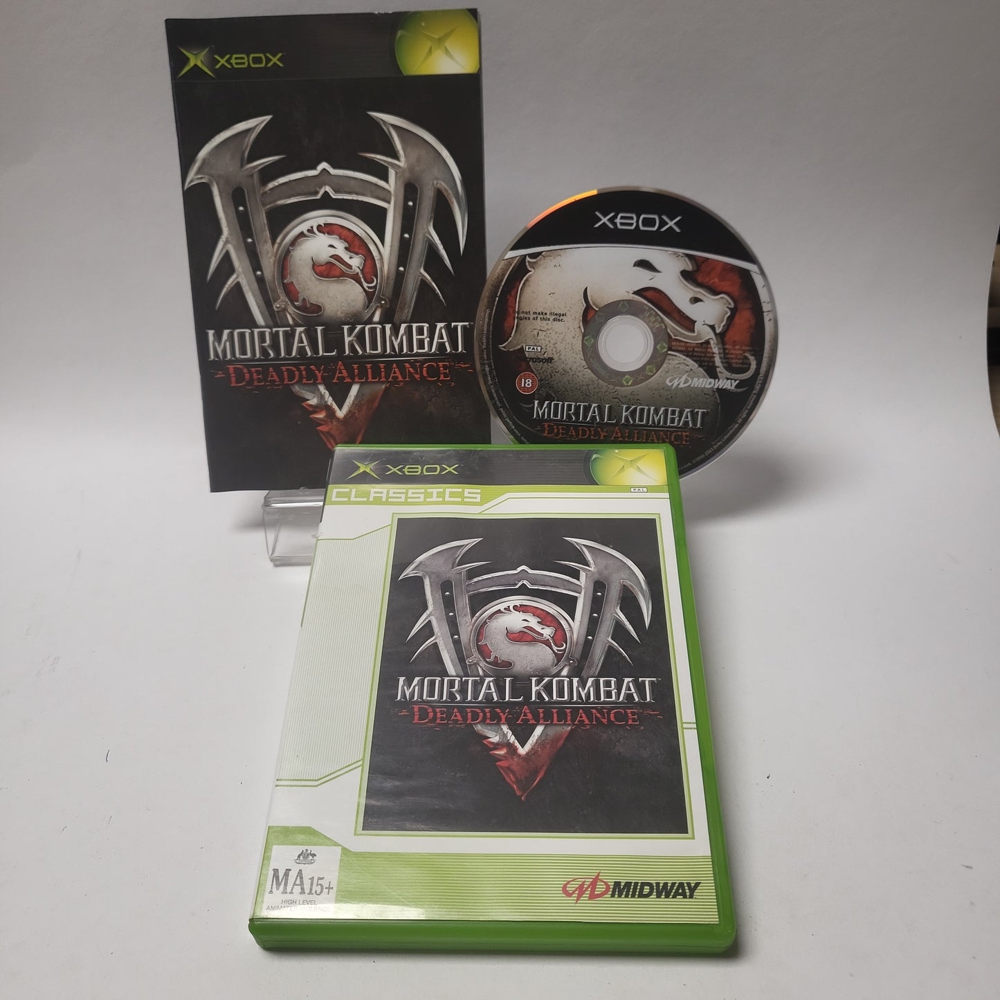 Mortal Kombat Deadly Alliance Classics Xbox Original