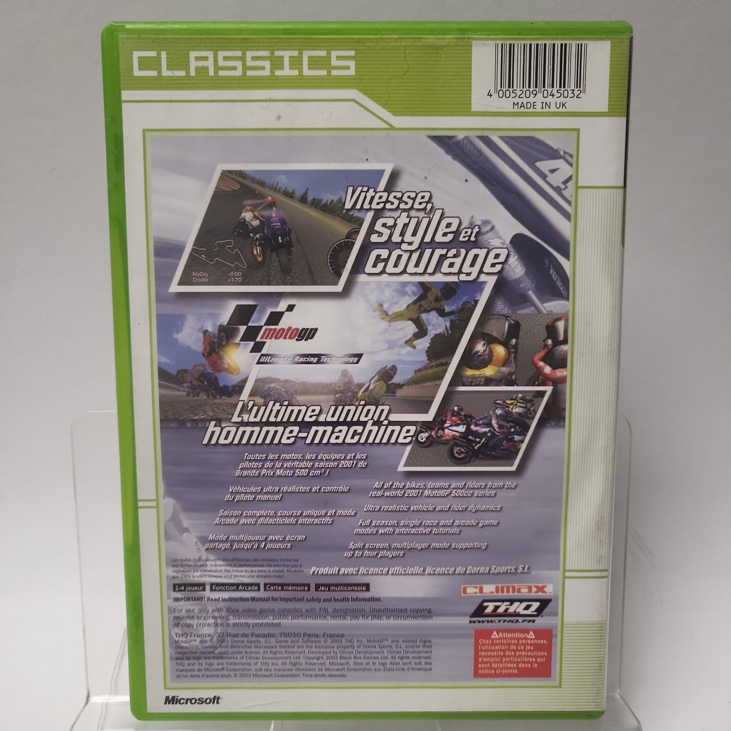 MotoGp Ultimate Racing Technology Classics Xbox Original