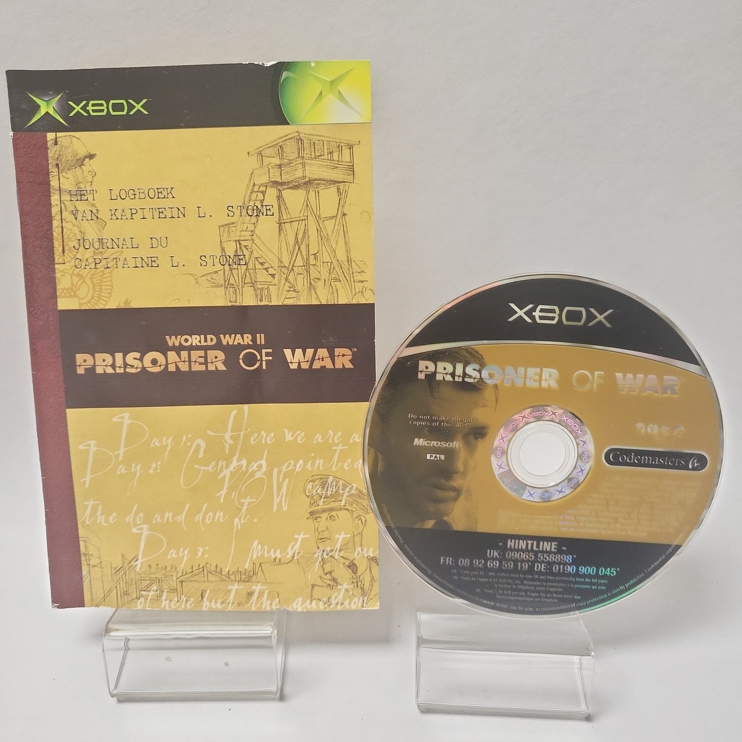 Prisoner Of War World War II Xbox Original