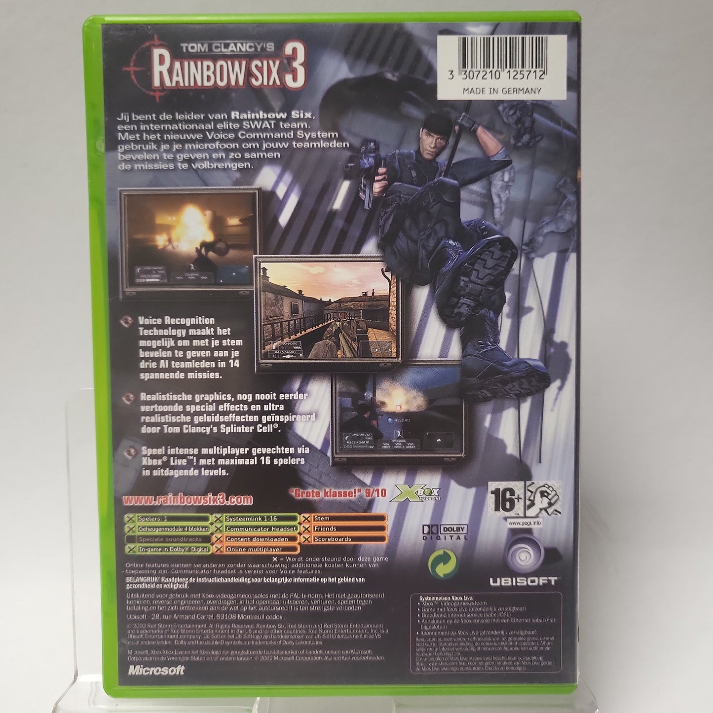 Tom Clancy's Rainbow Six 3 (No Book) Xbox Original