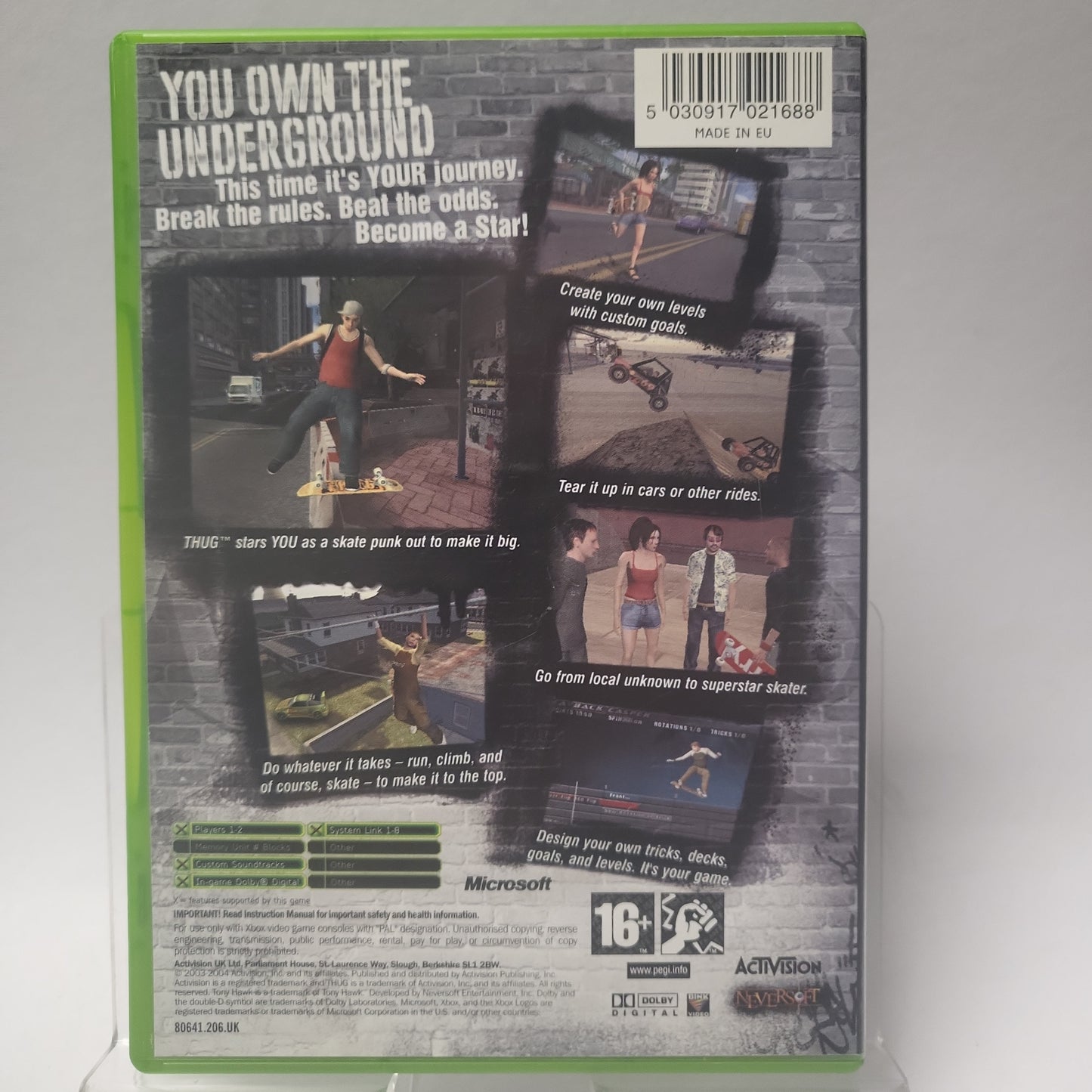 Tony Hawk's Underground Xbox Original