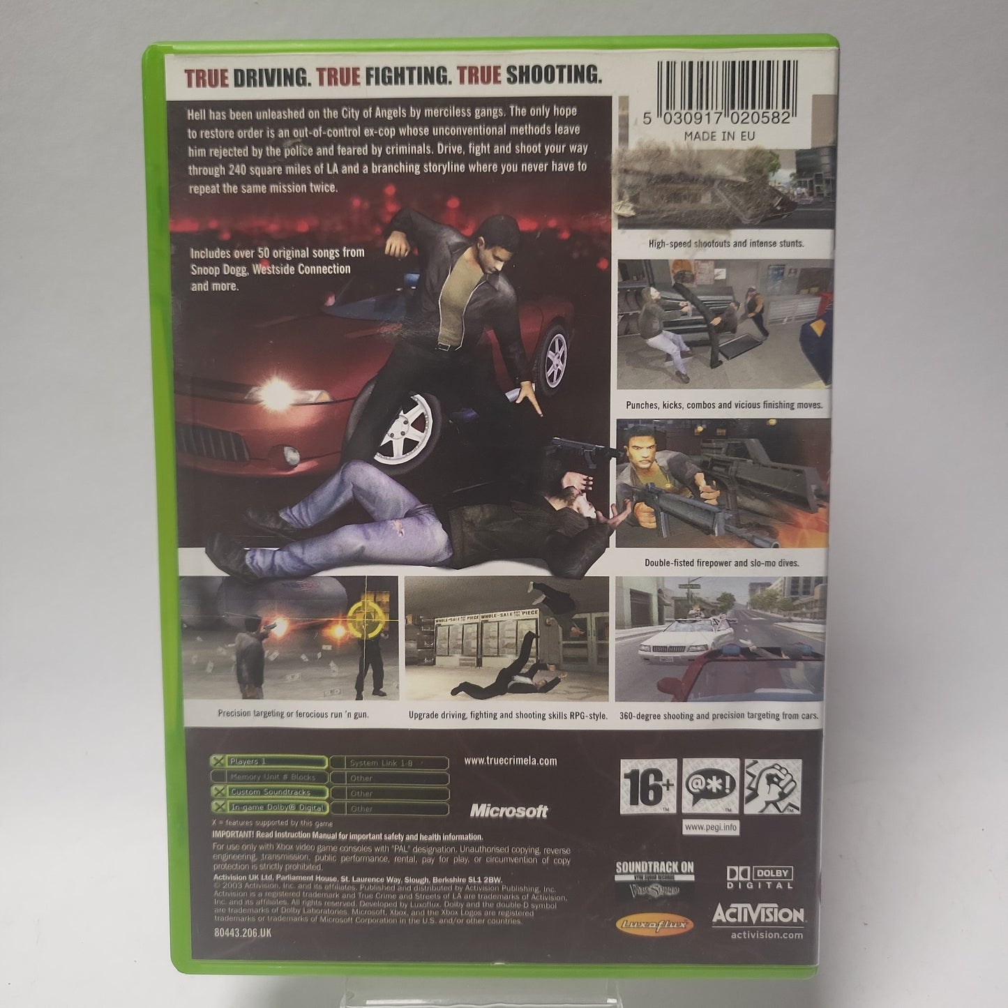 True Crime Streets of LA (No Book) Xbox Original