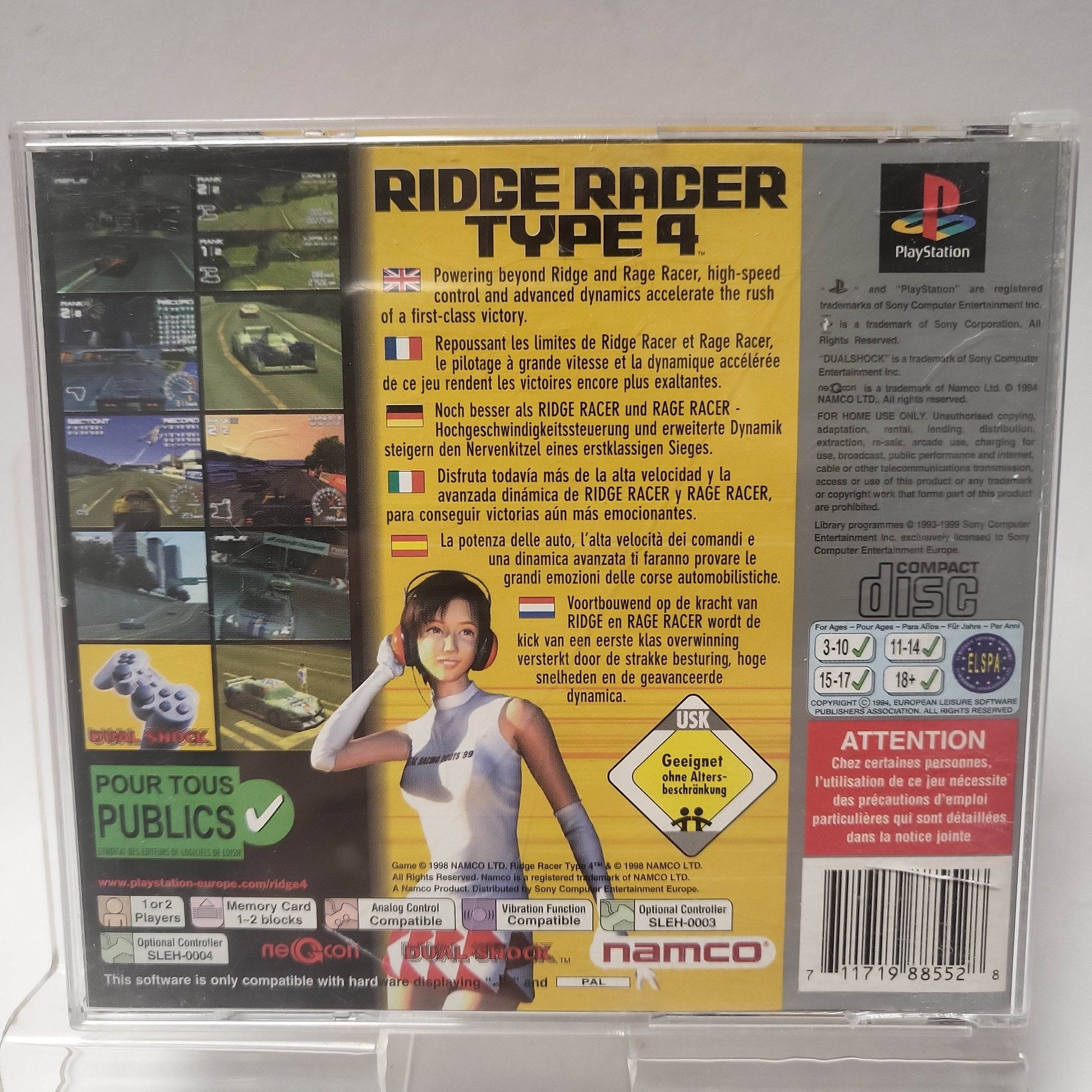 Ridge Racer Type-4 Platinum Playstation 1 - Feniks Gameshop