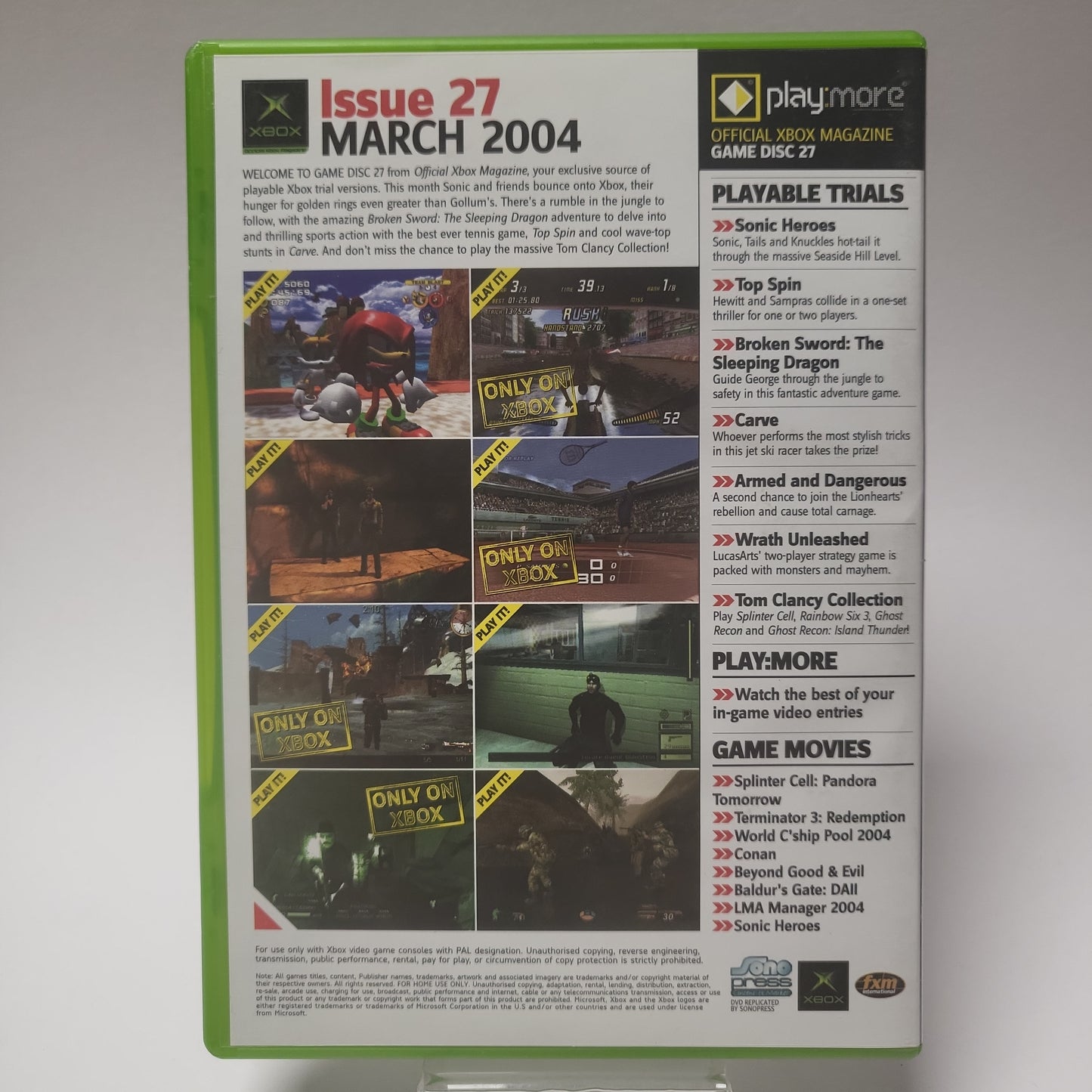 Official Xbox Magazine Game Disc 27 Xbox Original