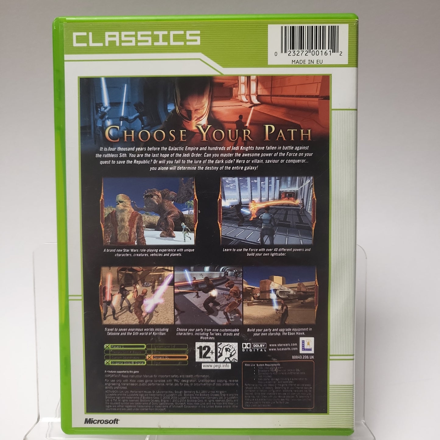 Star Wars Knights of the Old Republic Classics Xbox Original