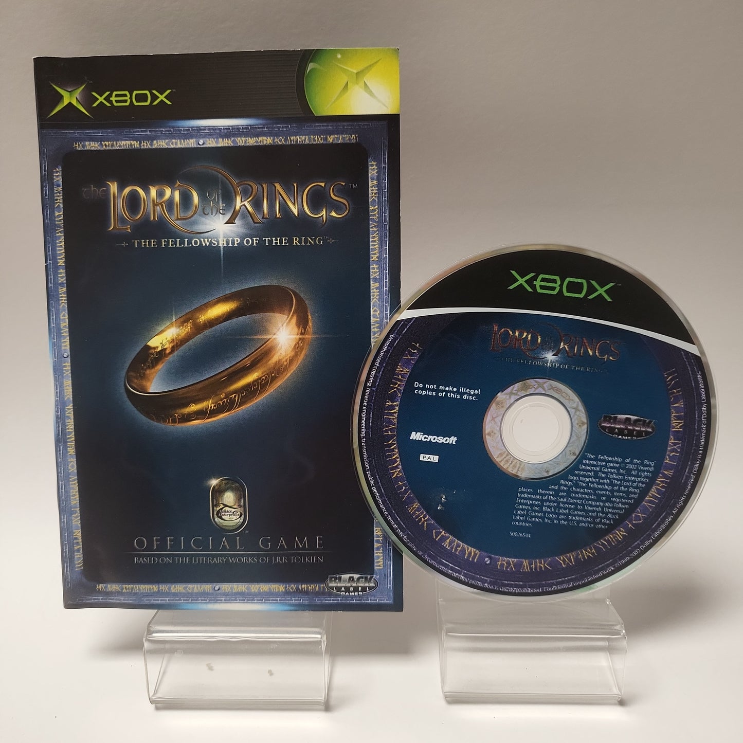 Lord of the Rings Fellowship of the Ring Xbox Original