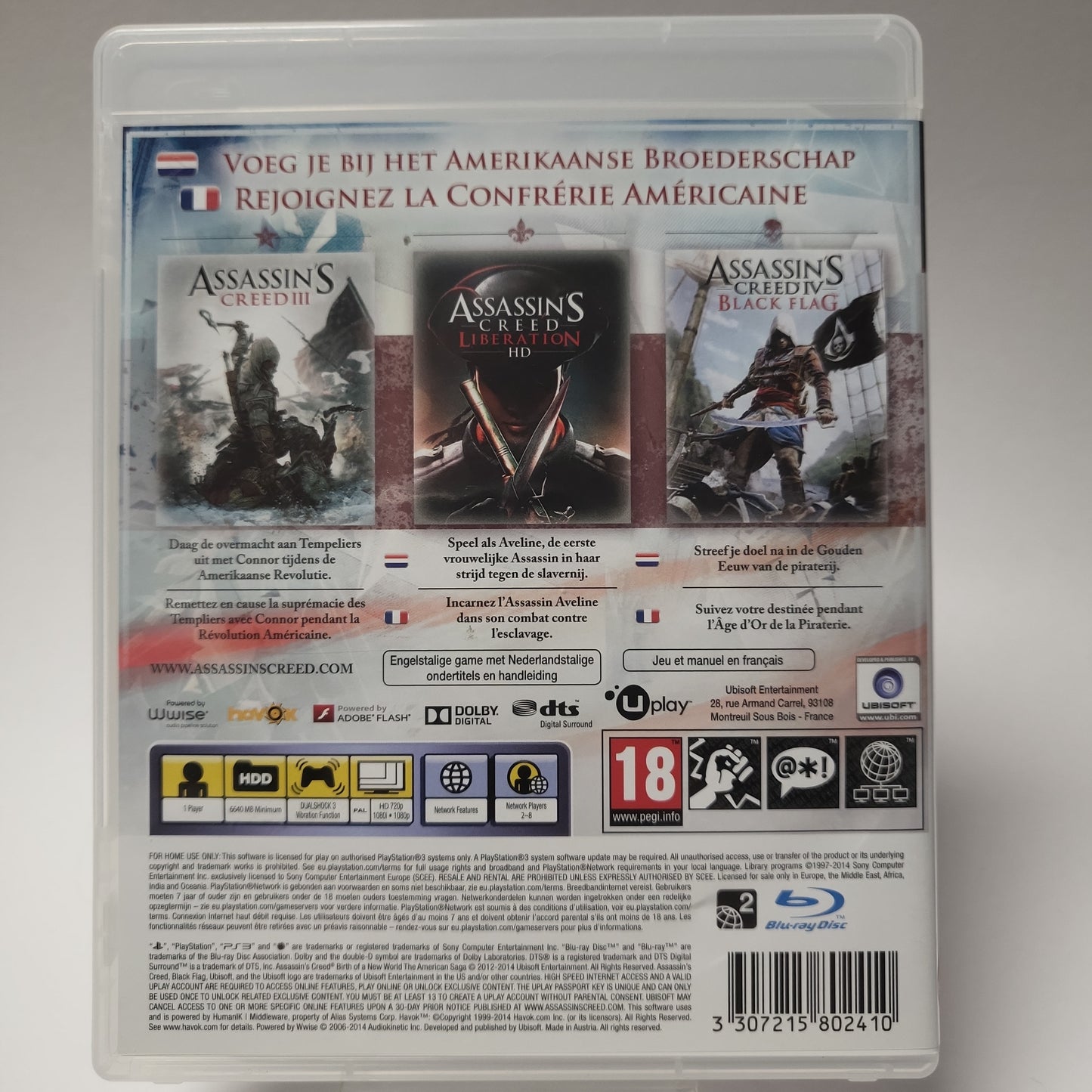 Assassin's Creed Birth of a New World American Saga (No Book) PlayStation 3