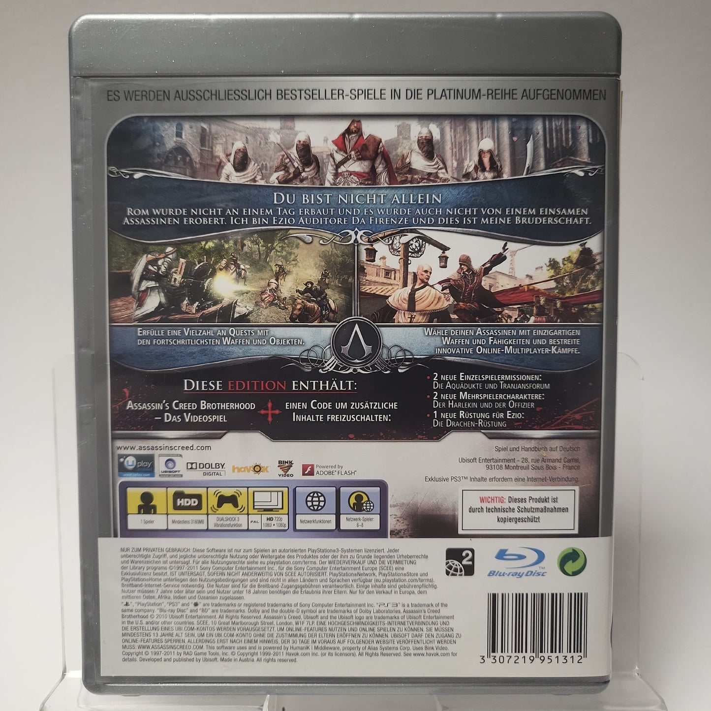 Assassin's Creed Brotherhood Platinum Playstation 3