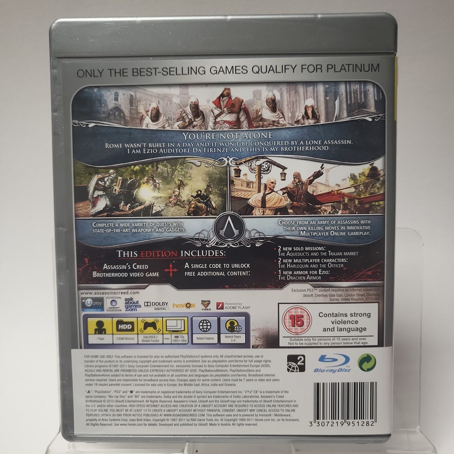 Assassin's Creed Brotherhood Platinum Playstation 3