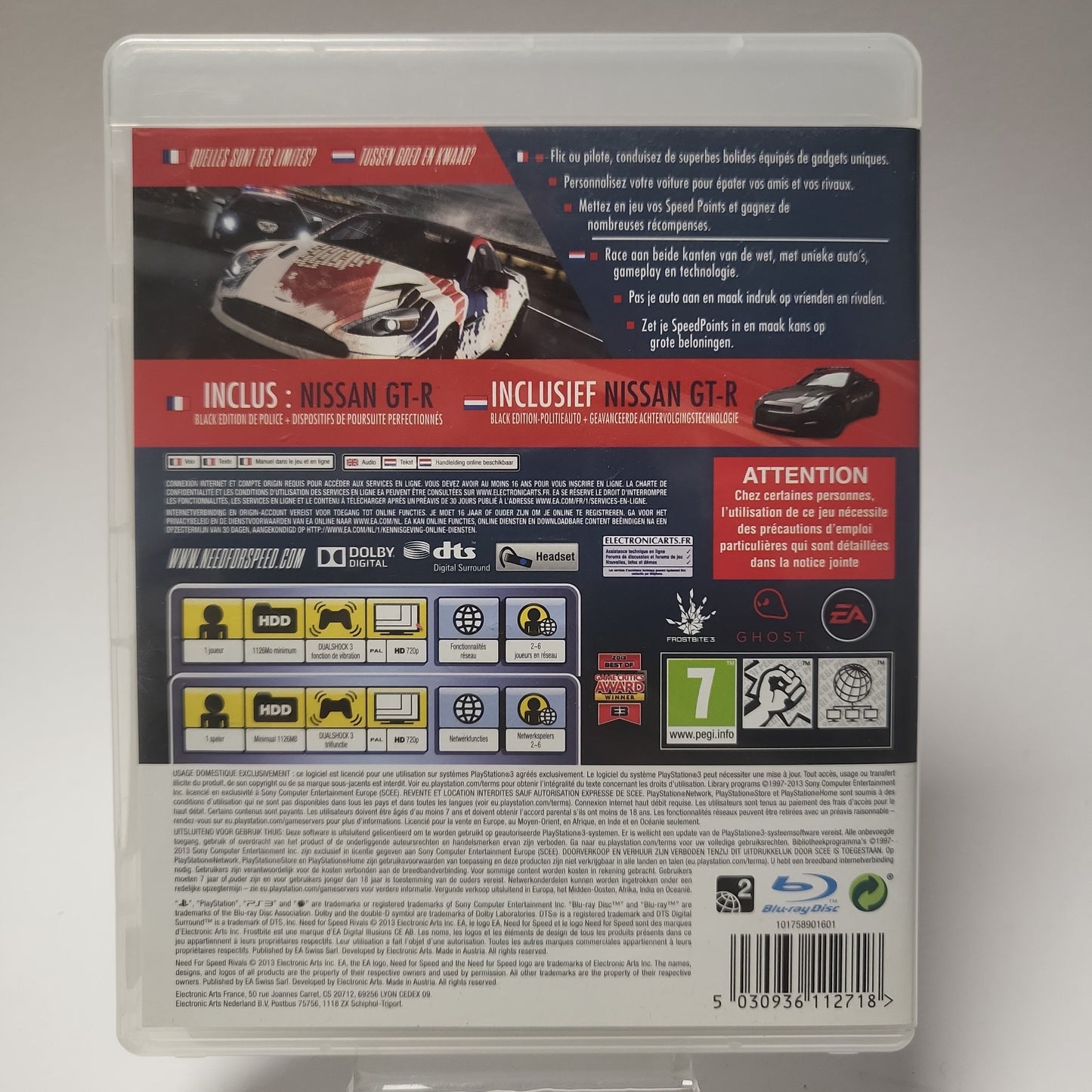 Need for Speed Rivals (No Book) Playstation 3