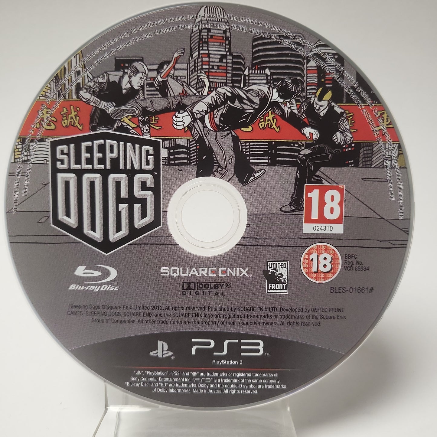 Sleeping Dogs (Disc Only) PlayStation 3