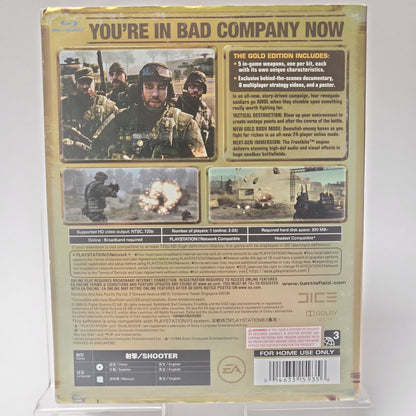 Battlefield Bad Company Gold Slipcover Playstation 3