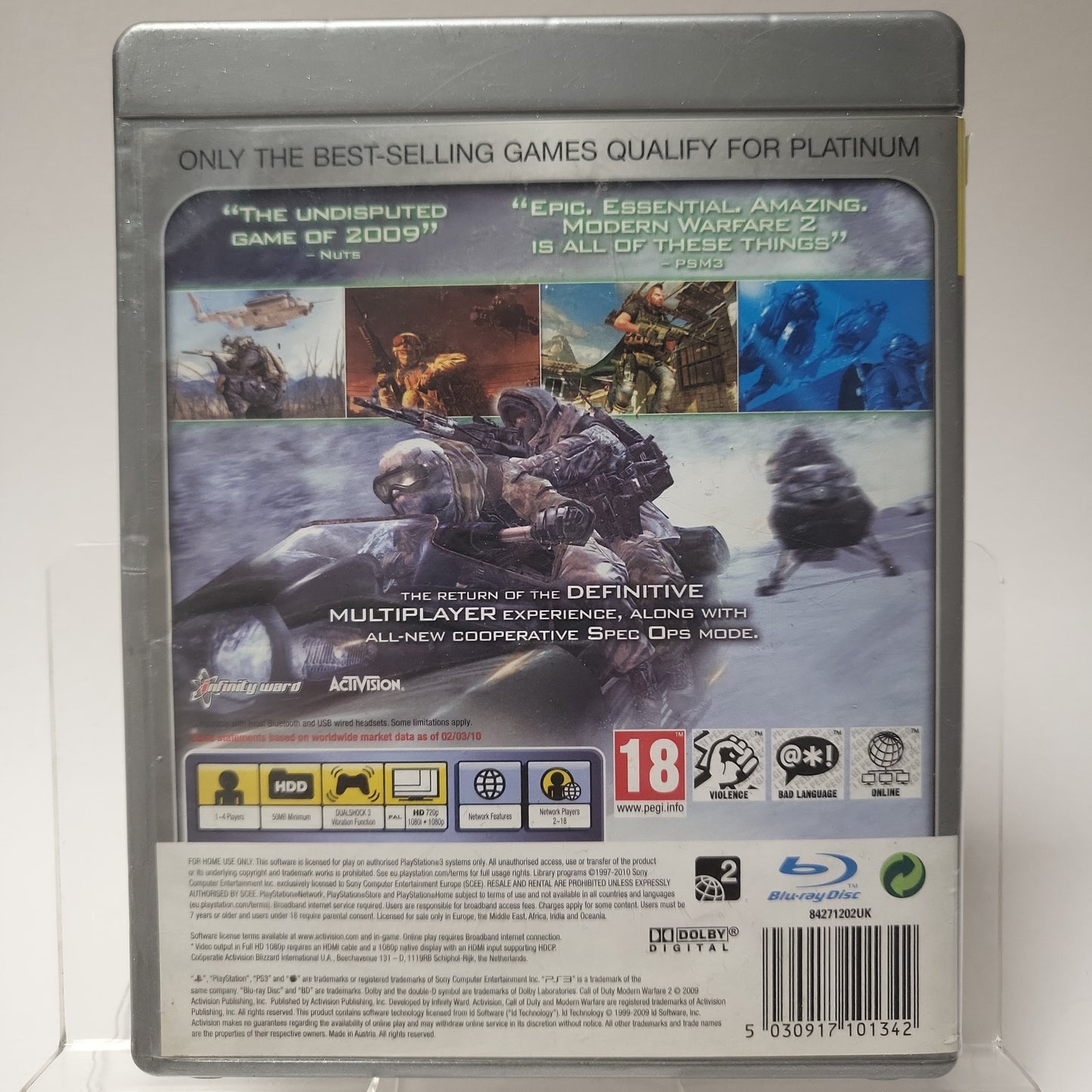 Call of Duty Modern Warfare 2 Platinum Playstation 3