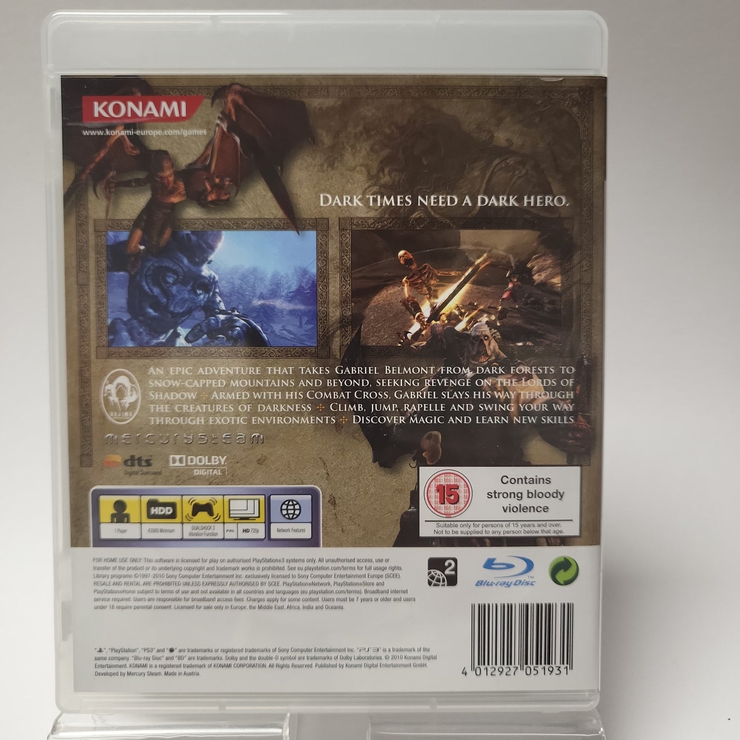 Castlevania Lords of Shadow Playstation 3