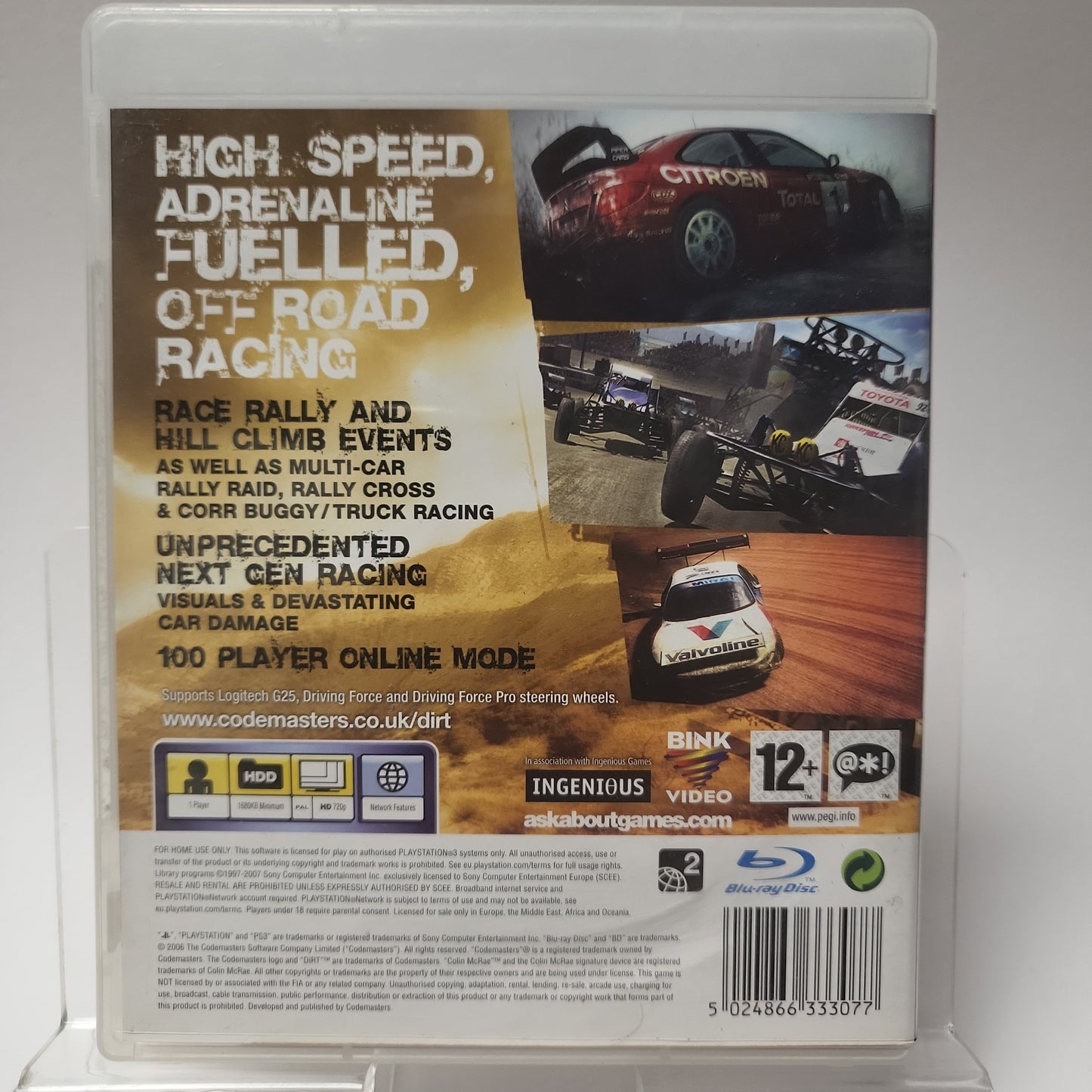 Colin McRae Dirt Playstation 3