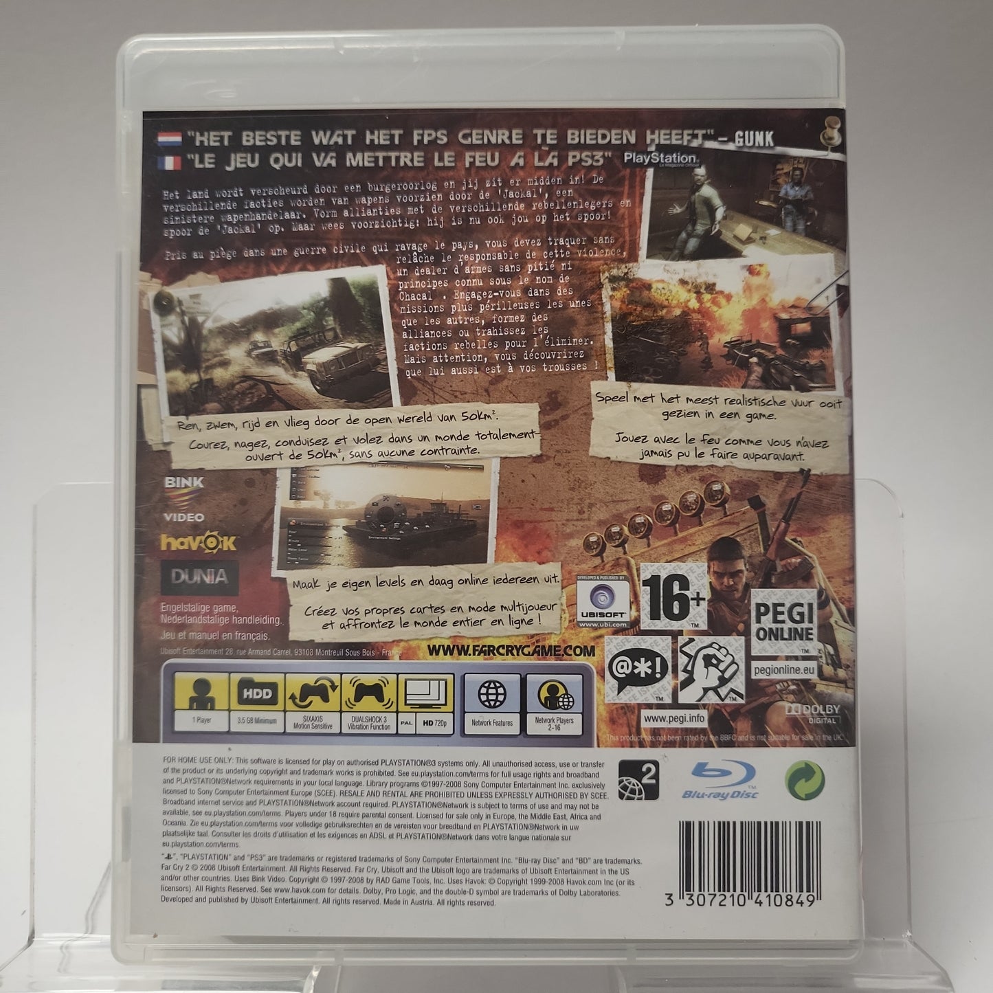 Farcry 2 (No Book,  No Map) PlayStation 3