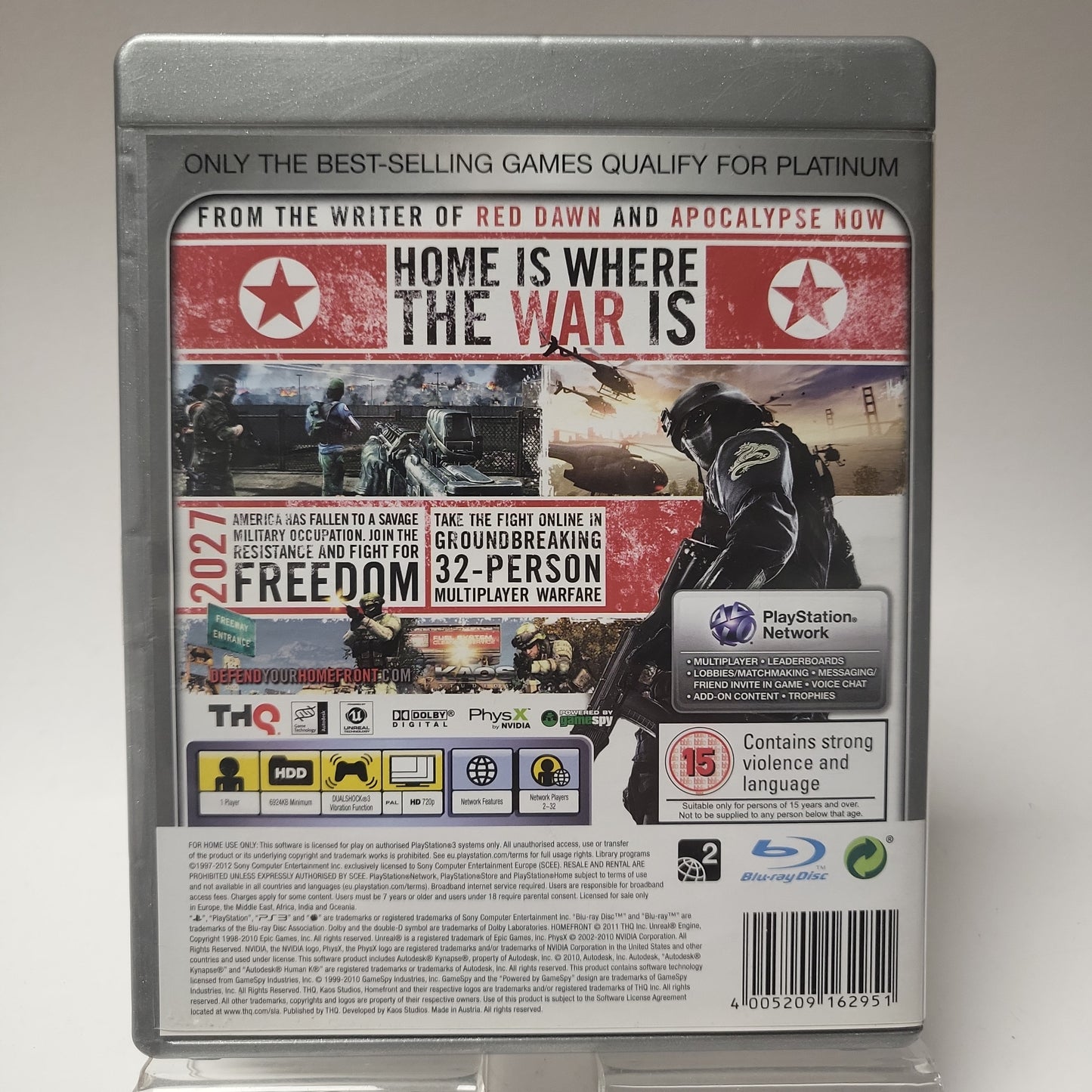 Homefront Ultimate Platinum Edition Playstation 3