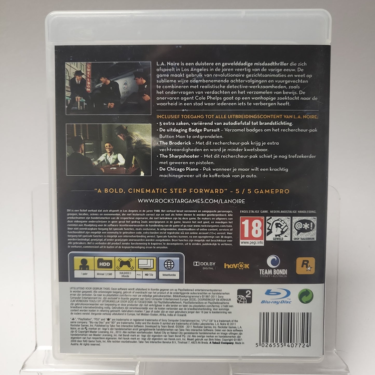 LA Noire the Complete Edition Playstation 3