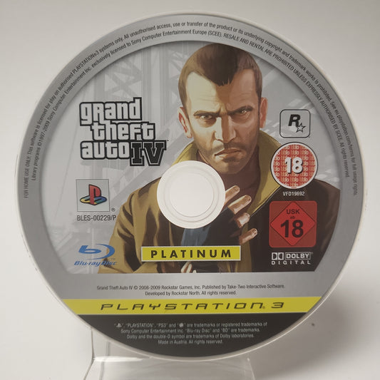 Grand Theft Auto IV Platinum (Disc Only) PlayStation 3