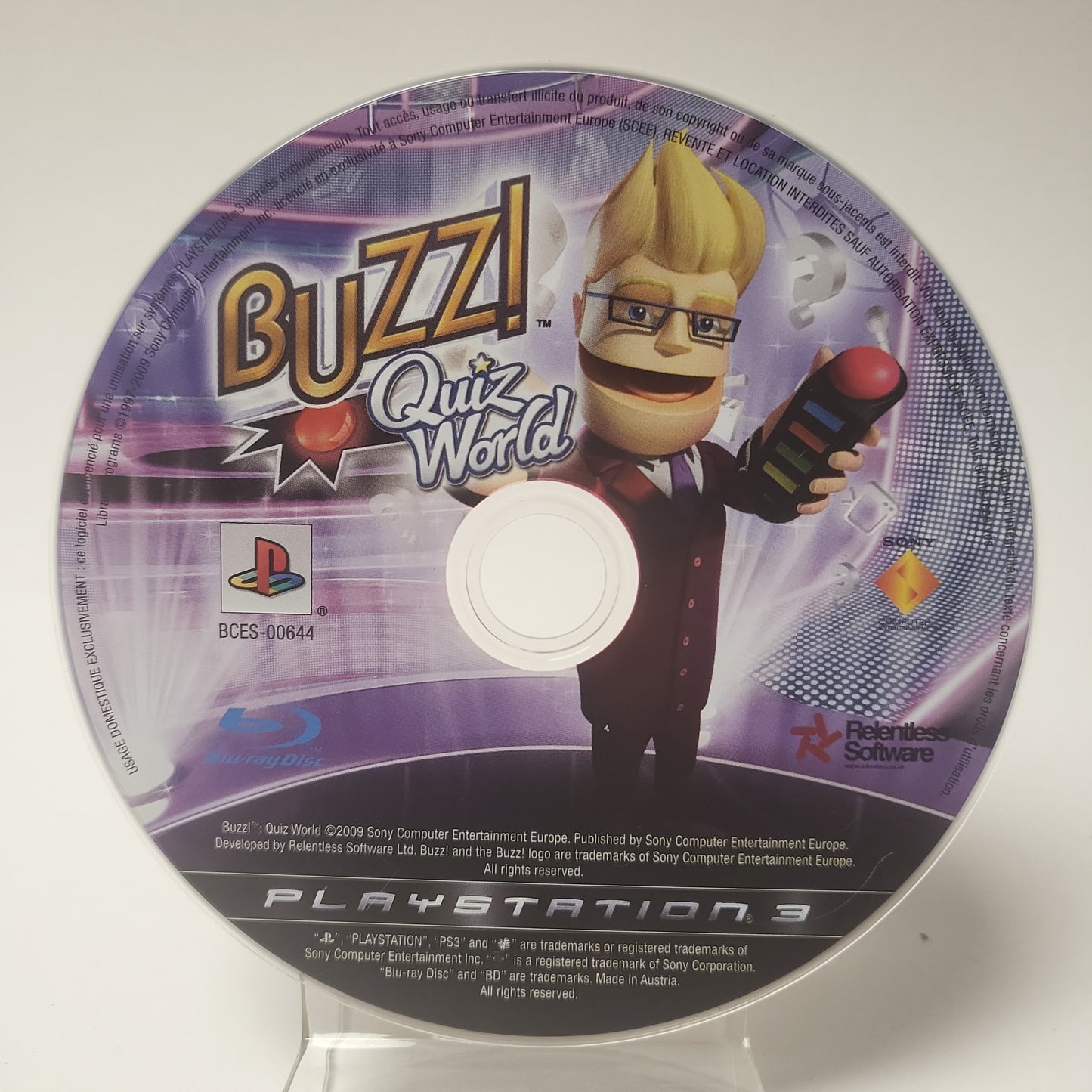 Buzz Quiz World (Disc Only) PlayStation 3