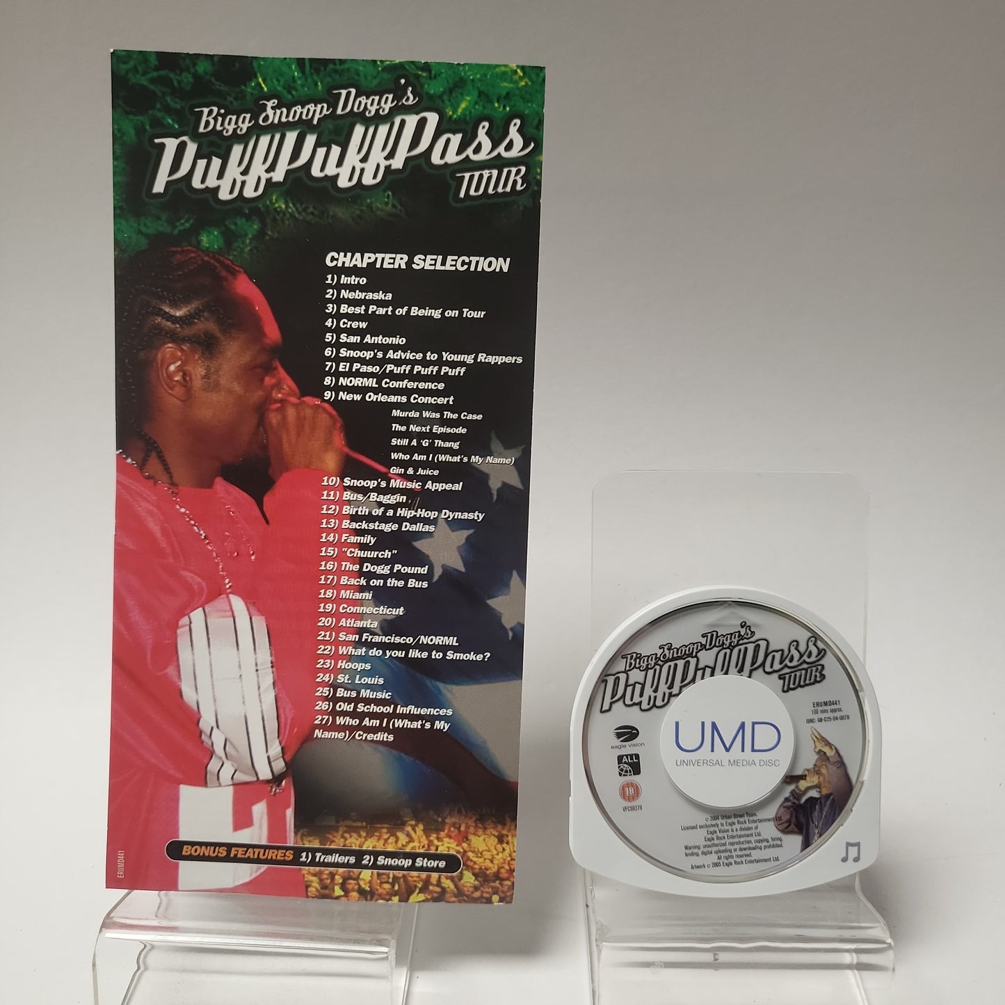 Bigg Snoop Dogg's Puff Puff Pass Tour UMD Video Playstation Portable