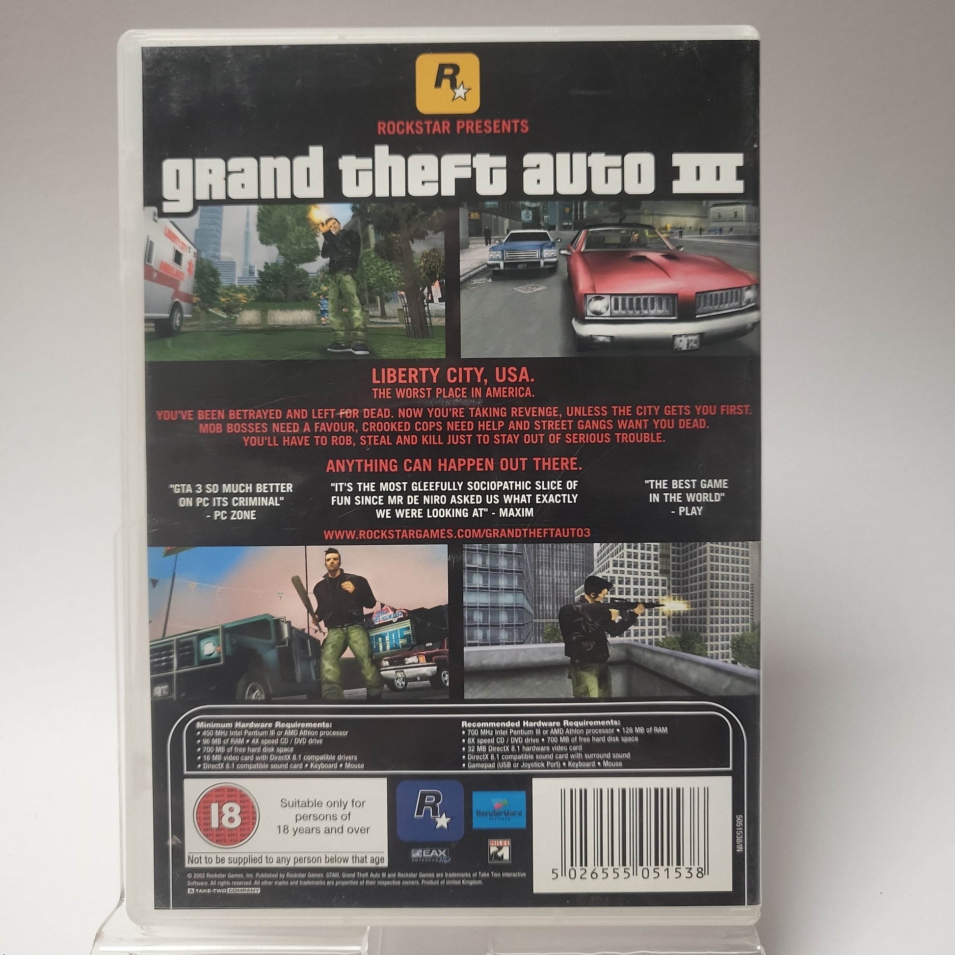 Grand Theft Auto III (No Book, No Map) PC - Feniks Gameshop