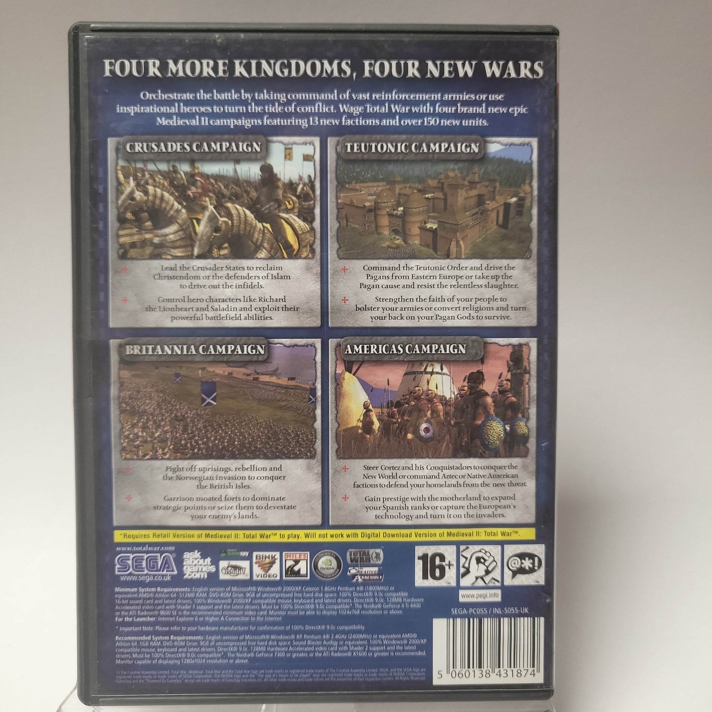 Medieval II Total War Kingdoms Expansion Pack PC - Feniks Gameshop