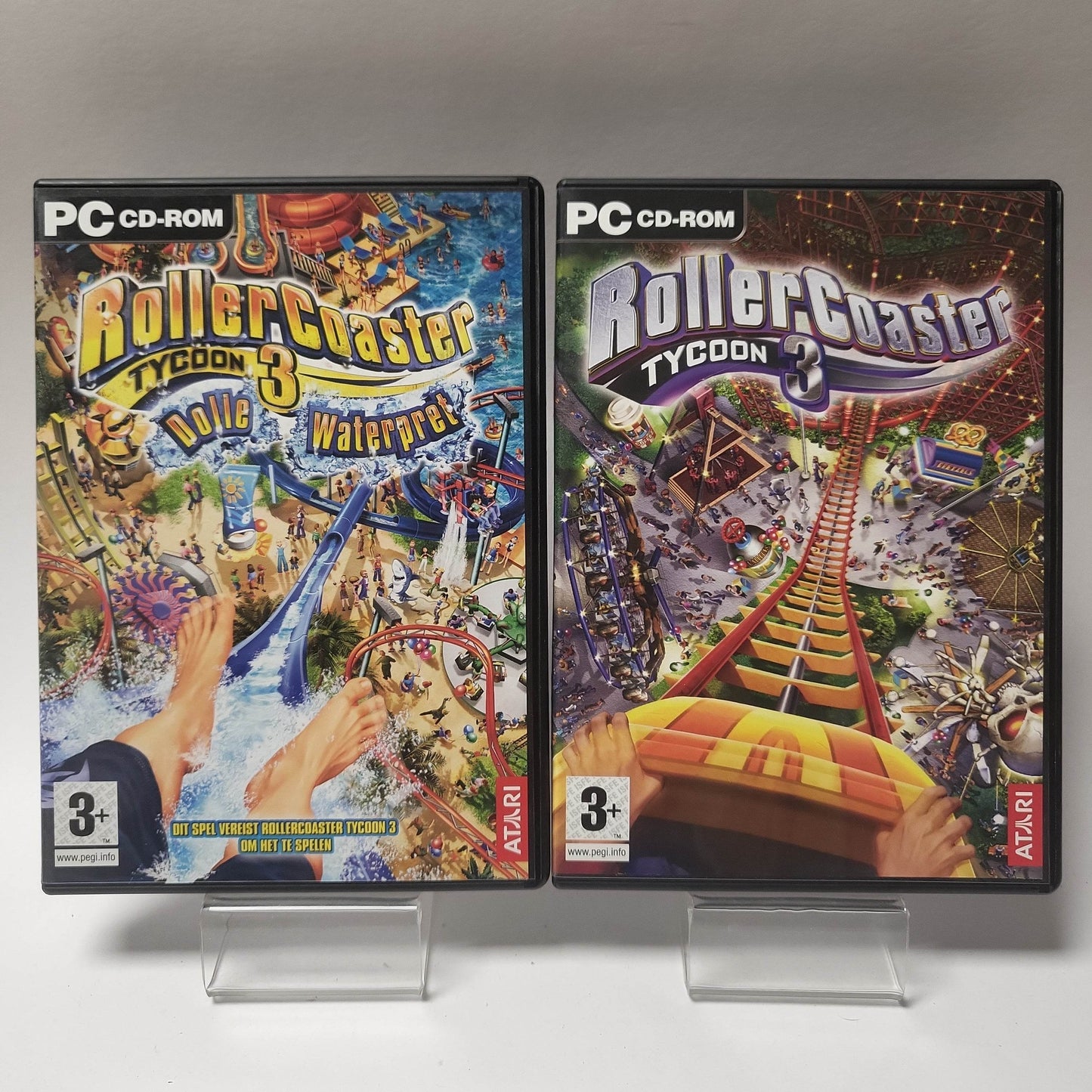 Rollercoaster Tycoon 3 Gold Dubble Pack PC - Feniks Gameshop