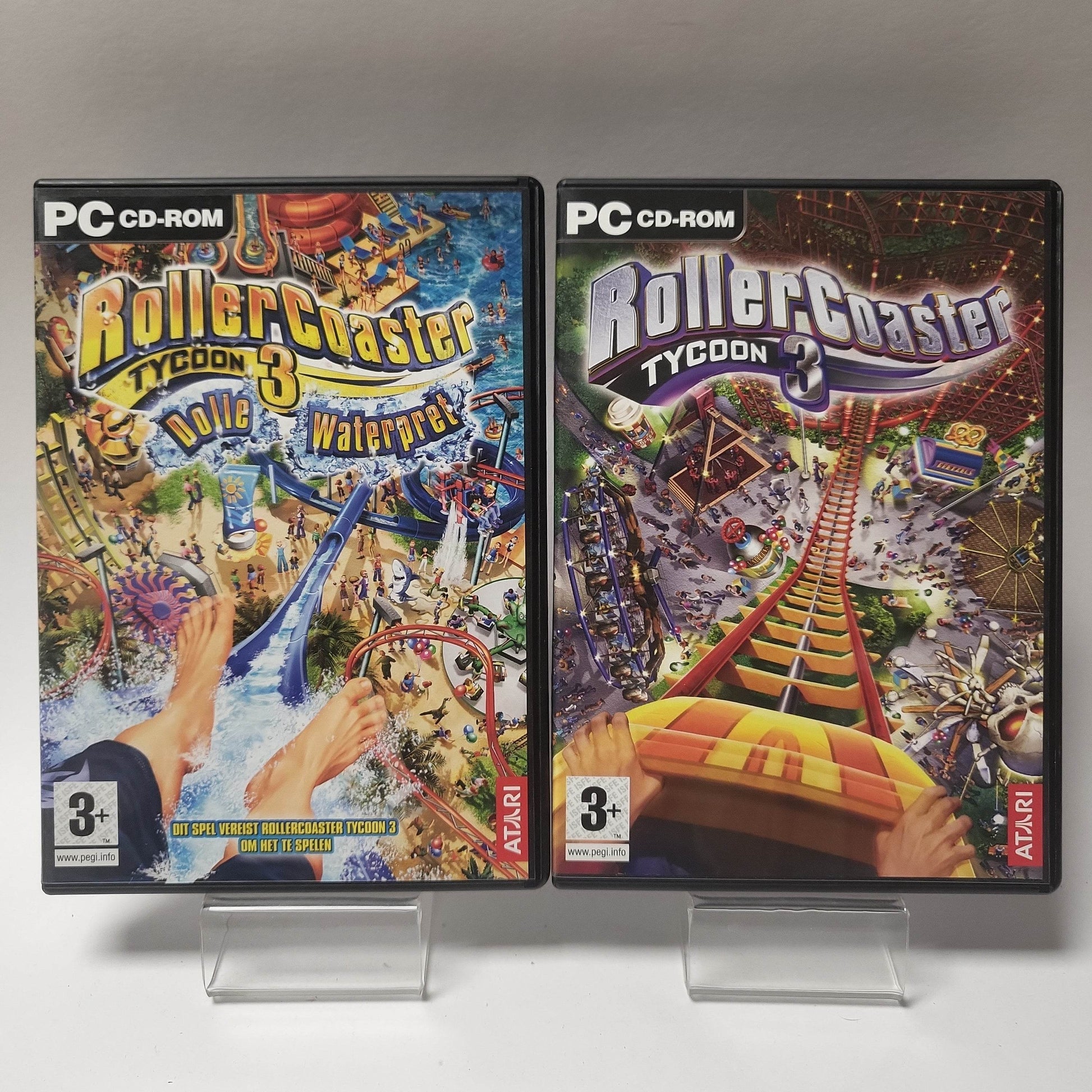 Rollercoaster Tycoon 3 Gold Dubble Pack PC - Feniks Gameshop
