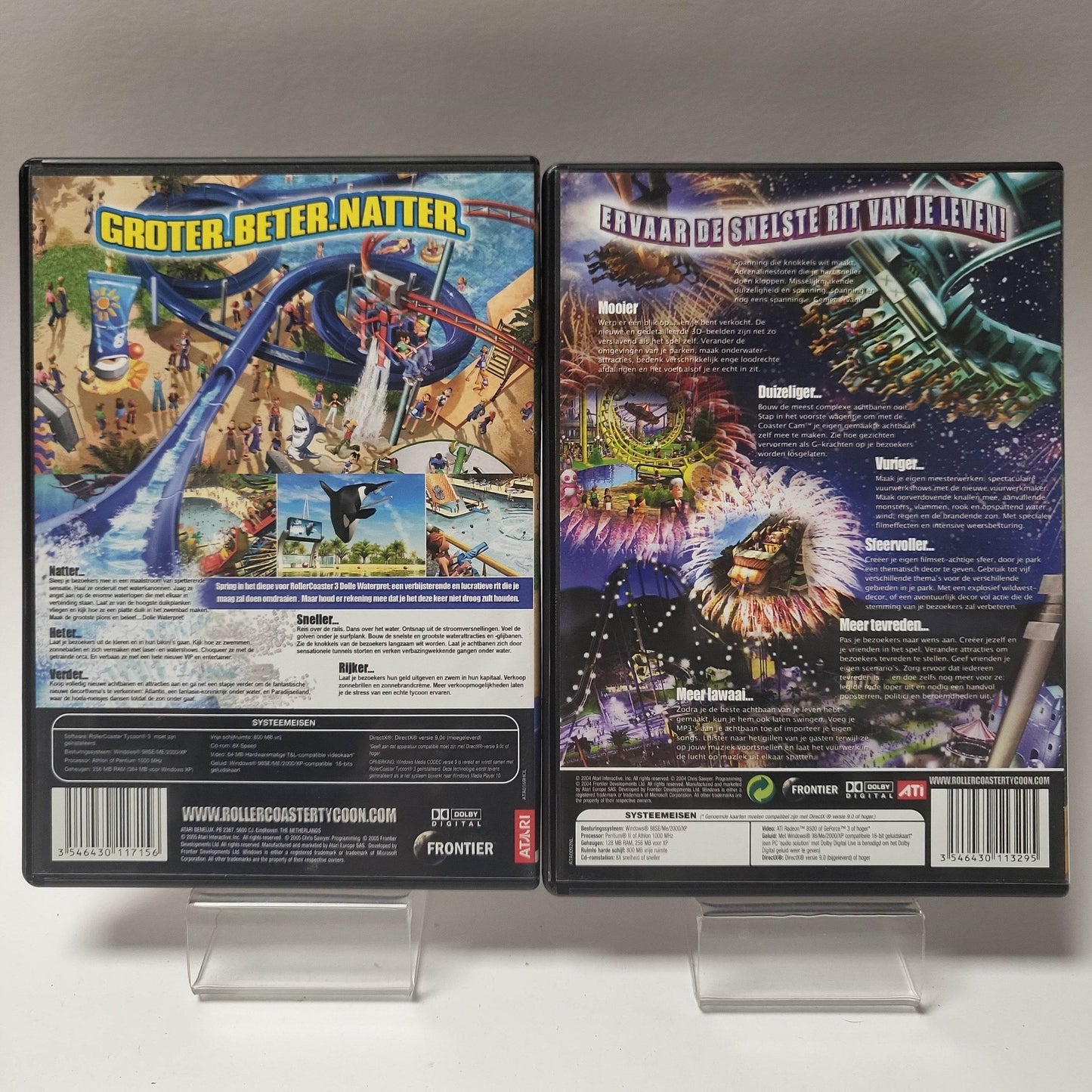 Rollercoaster Tycoon 3 Gold Dubble Pack PC - Feniks Gameshop