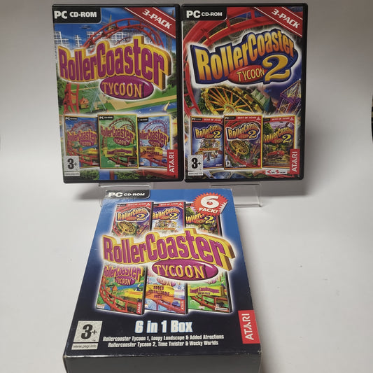 Rollercoaster Tycoon 6 in 1 Box PC